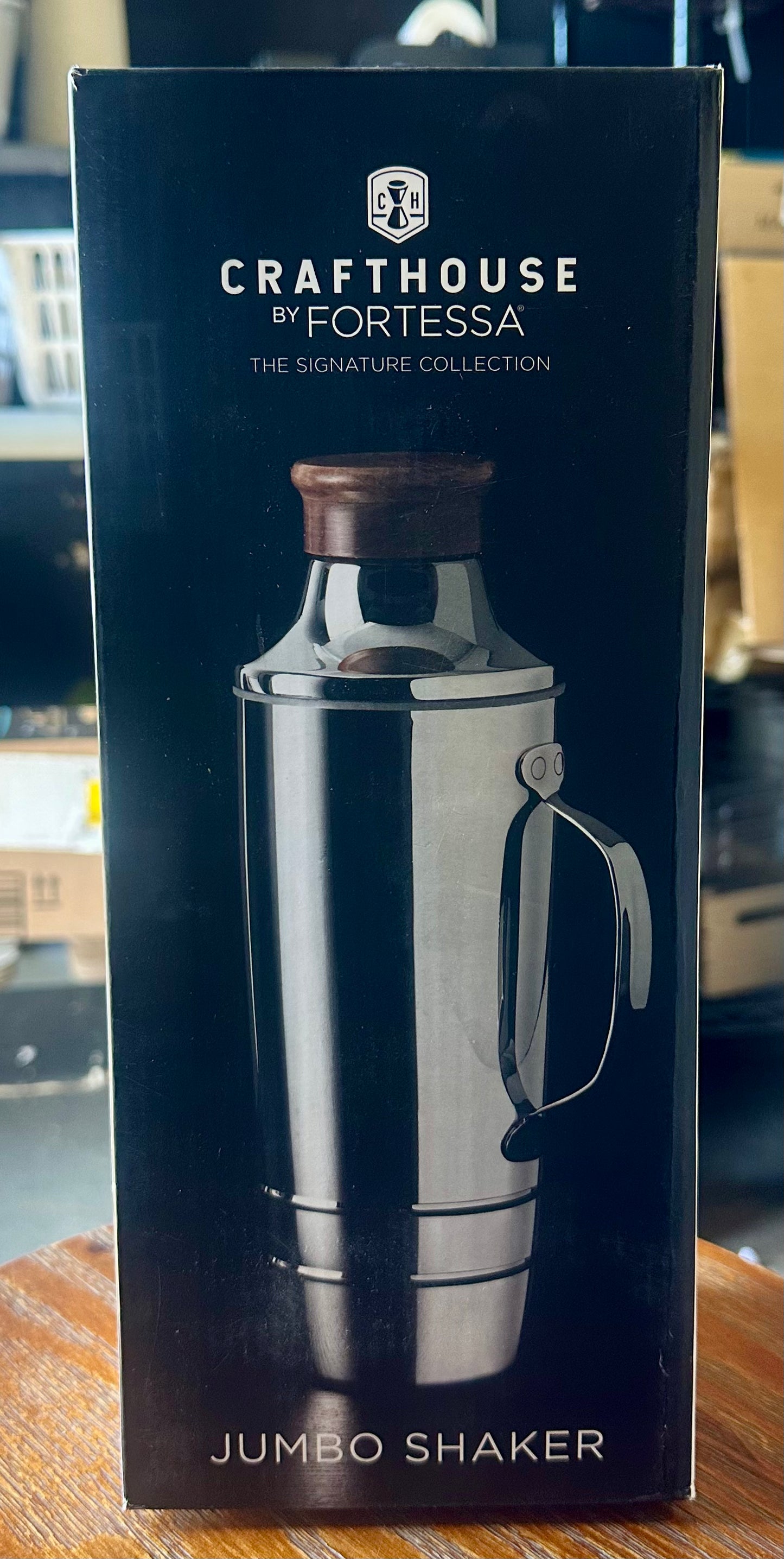 Crafthouse Signature Collection Stainless Steel, 50 Oz. Double Walled Jumbo Cocktail Shaker, Silver