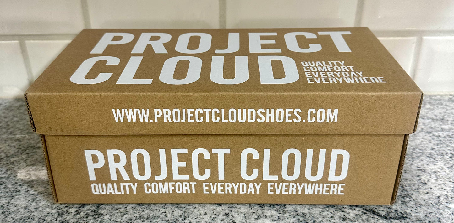 Project Cloud 100% Genuine Leather Block Heeled Sandals, Memory Foam Insole & Non-Slip (Size 8M)