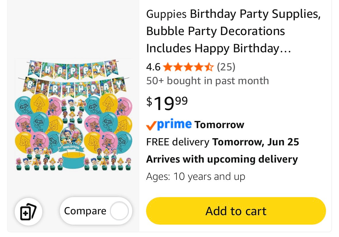 Nelton Party Supplies Includes Banner, Latex Balloons, Woof Balloons, Cake and Cupcake Toppers