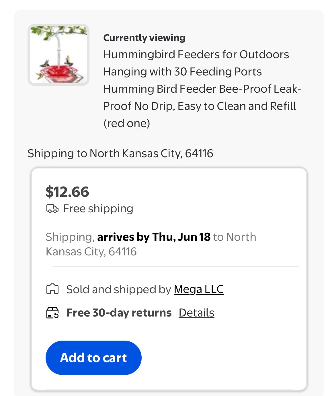 Hummingbird Feeders for Outdoors Hanging with 30 Feeding Ports Humming Bird Feeder Bee-Proof Leak-Proof No Drip, Easy to Clean and Refill (red one)
