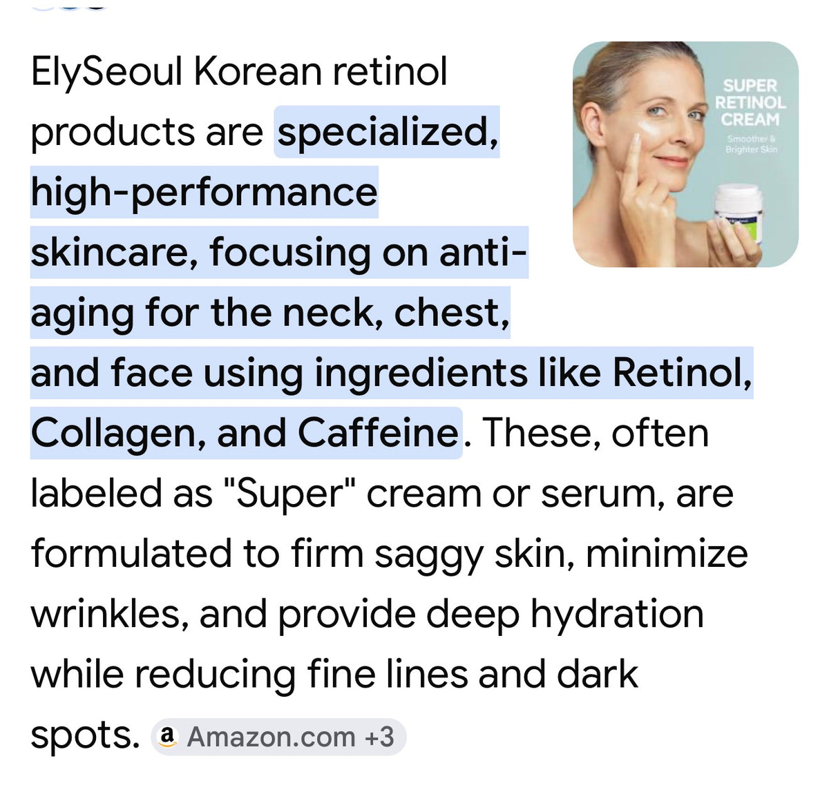 ElySeoul Korean Super Retinol Cream