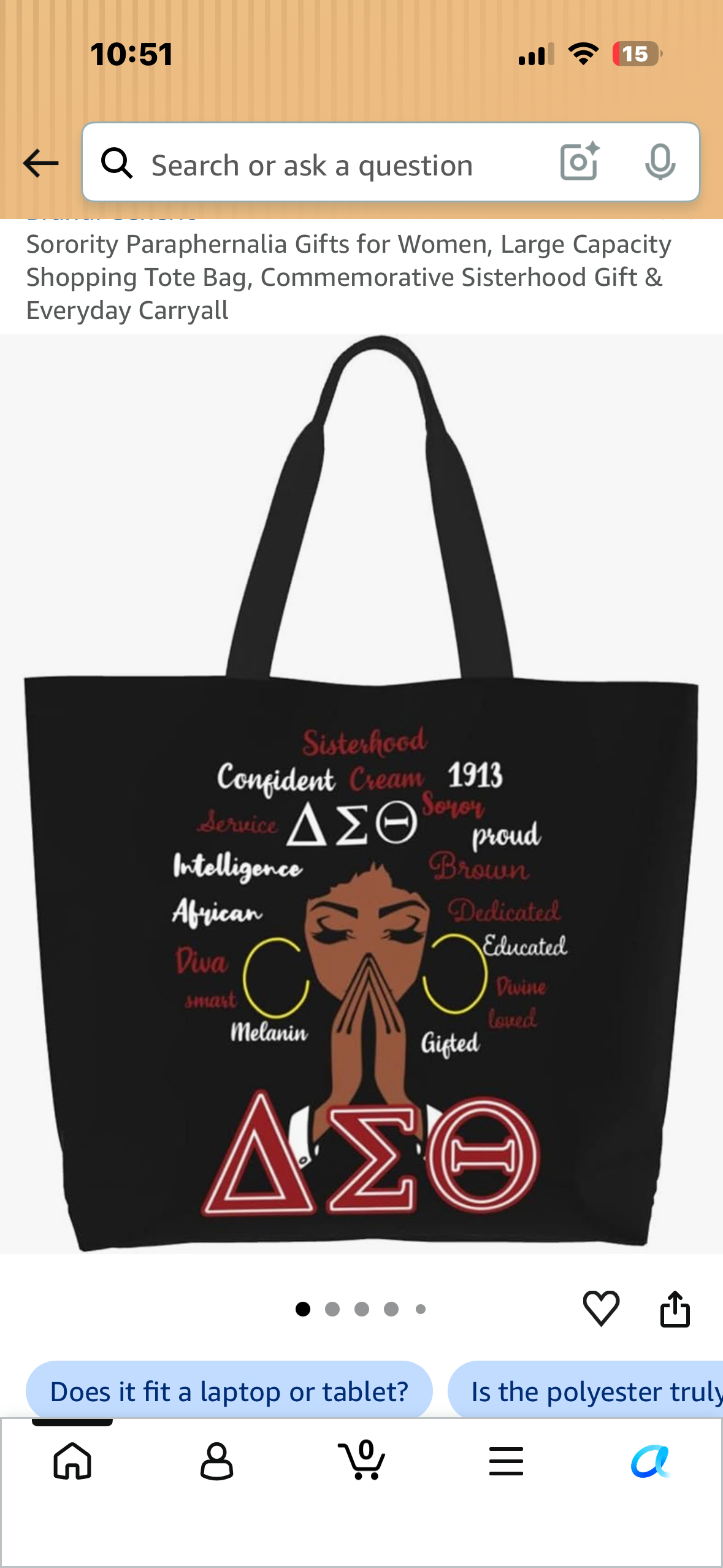 Sorority Paraphernalia Gifts for Women, Large Capacity Shopping Tote Bag, Commemorative Sisterhood Gift & Everyday Carryall