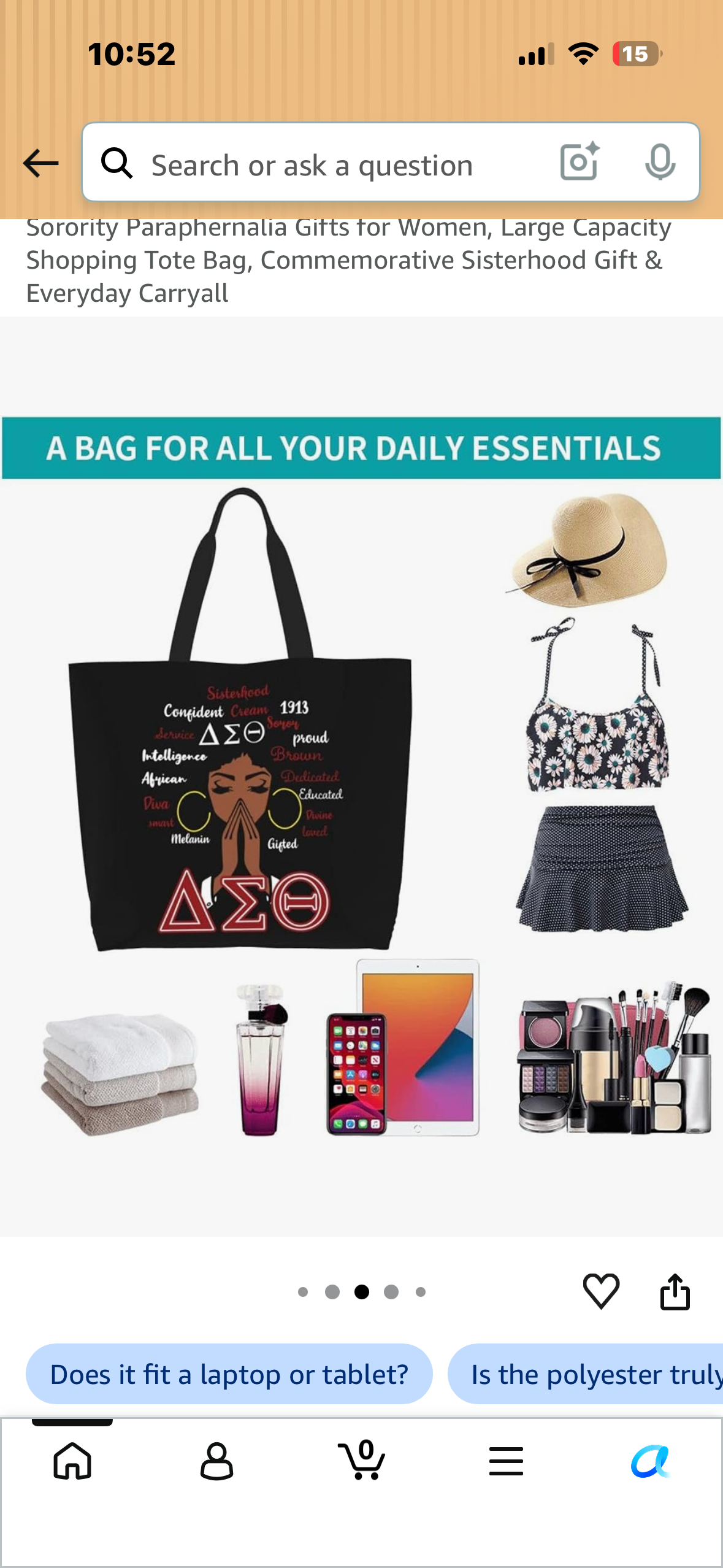 Sorority Paraphernalia Gifts for Women, Large Capacity Shopping Tote Bag, Commemorative Sisterhood Gift & Everyday Carryall