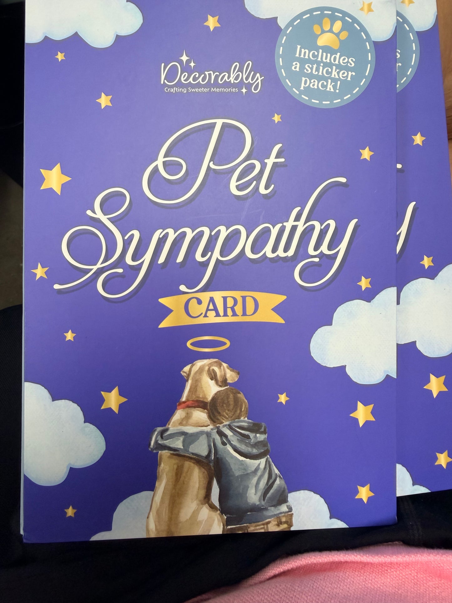 Pet Sympathy Card