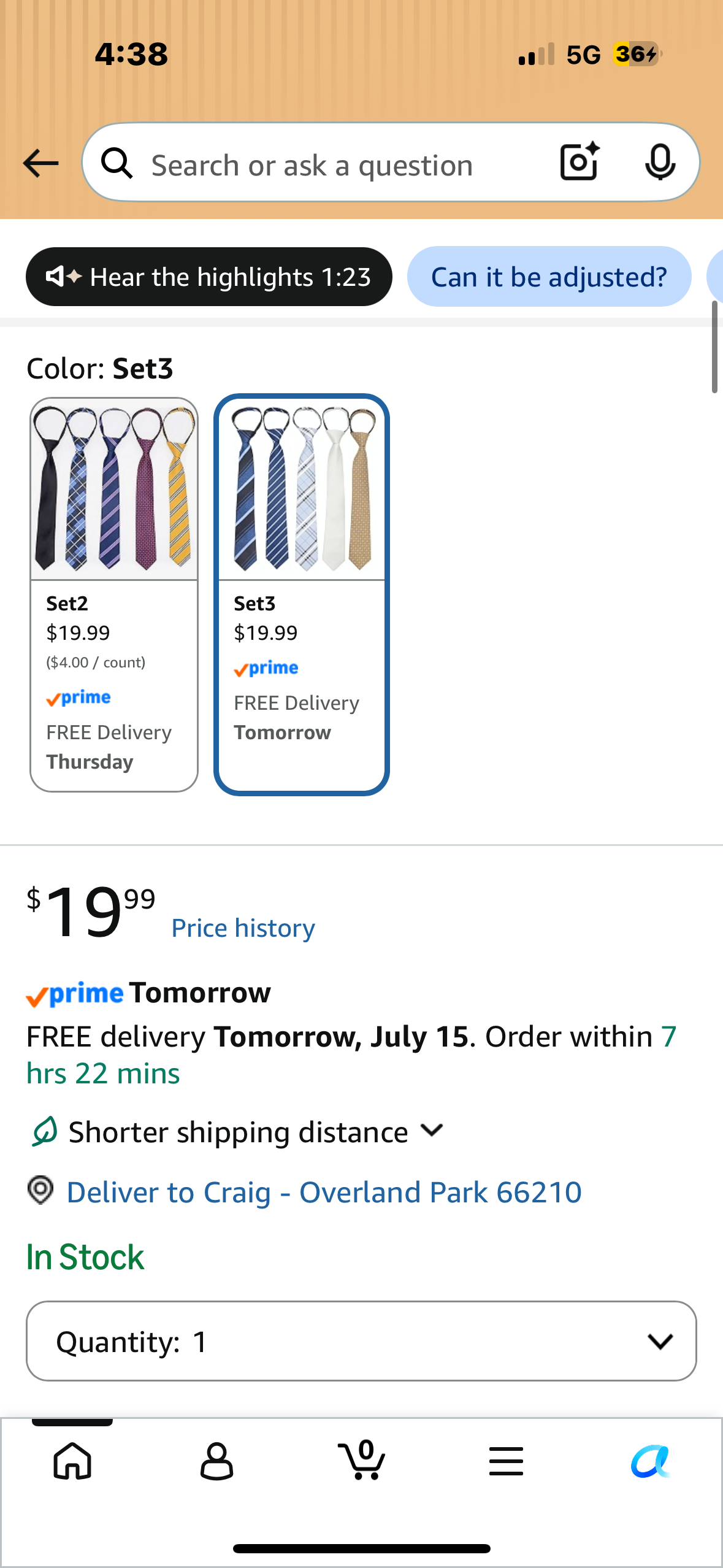5 Pcs Zipper Ties for Boys, Adjustable Zipper Skinny necktie Clip on Slim Ties for boys