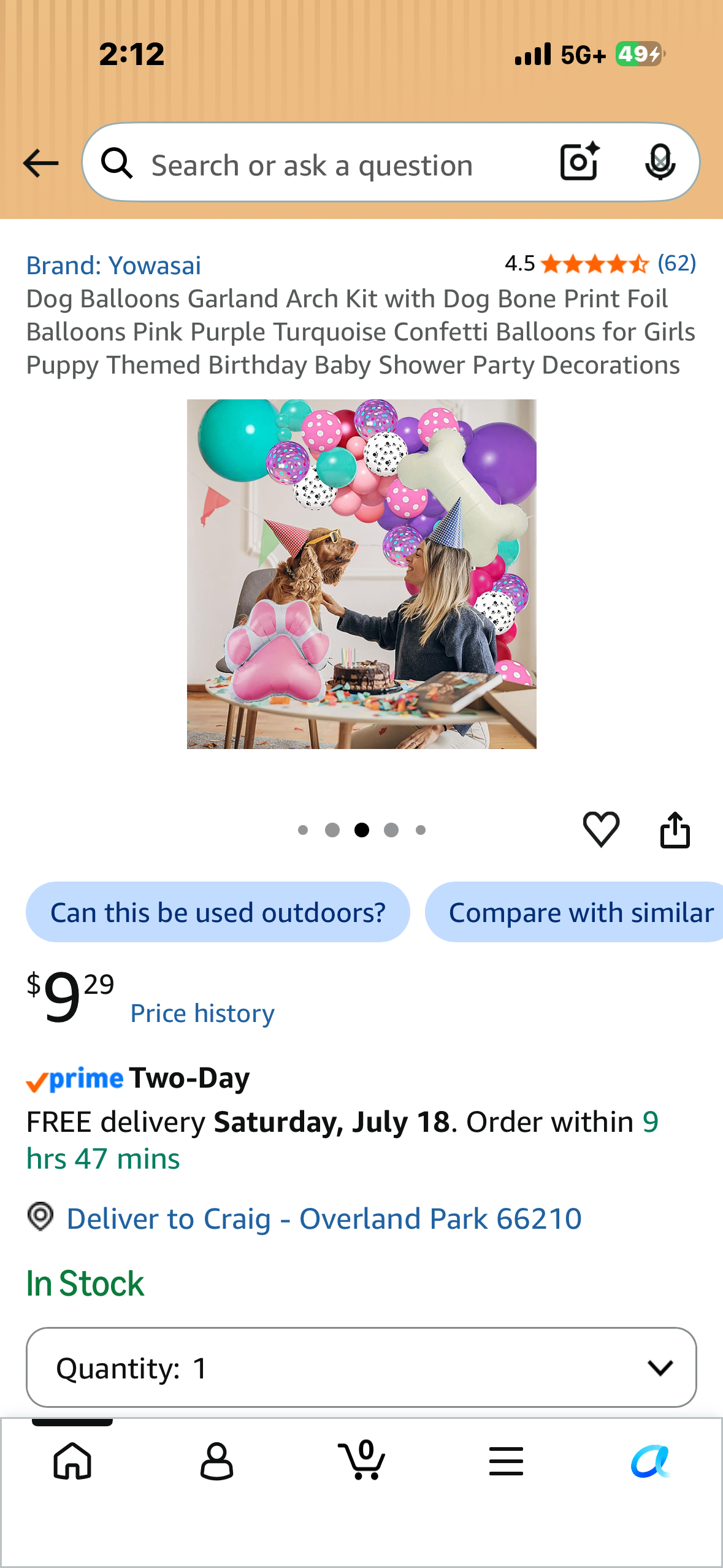 Dog Balloon Arch Garland, Pink Purple Dog Print Balloons with Dog-Cards for Dog Birthday Decorations Girls Birthday Pet Dog Party Supplies