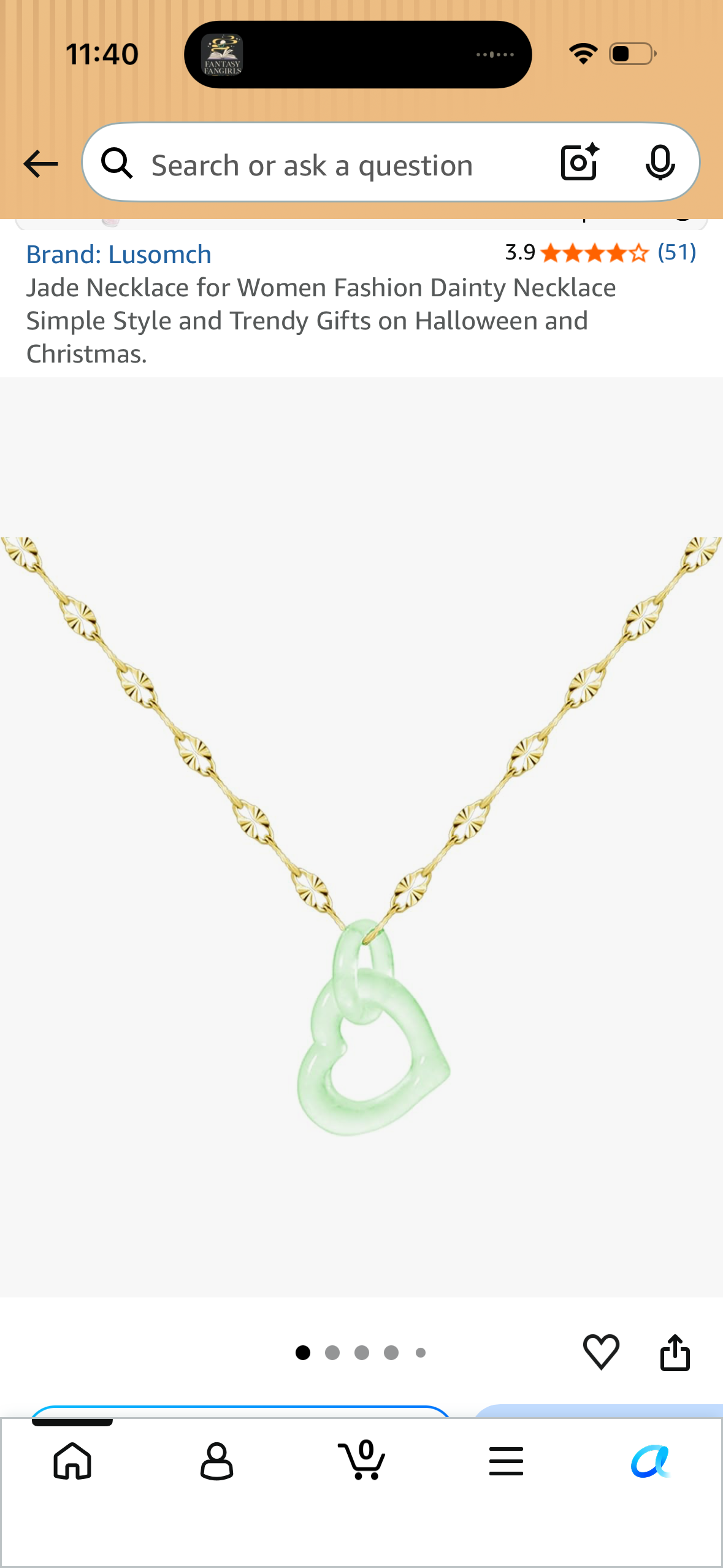 Jade Necklace for Women Fashion Dainty Necklace Simple Style and Trendy Gifts on Halloween and Christmas, Red