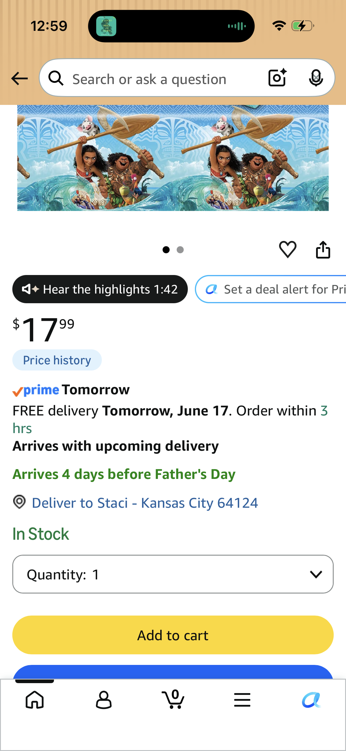 Moana Birthday Party Supplies, 20 Plates, 20 Napkins and 1 Tablecover for Moana Party Decorations