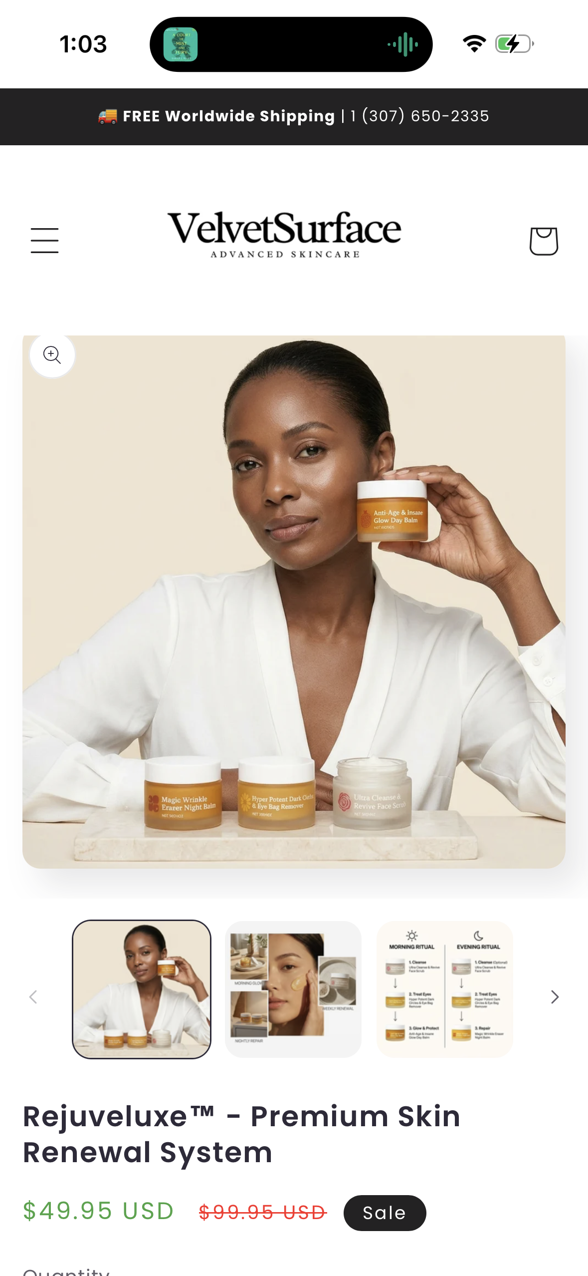 Rejuveluxe - Premium Skin Renewal System - Velvet Surface