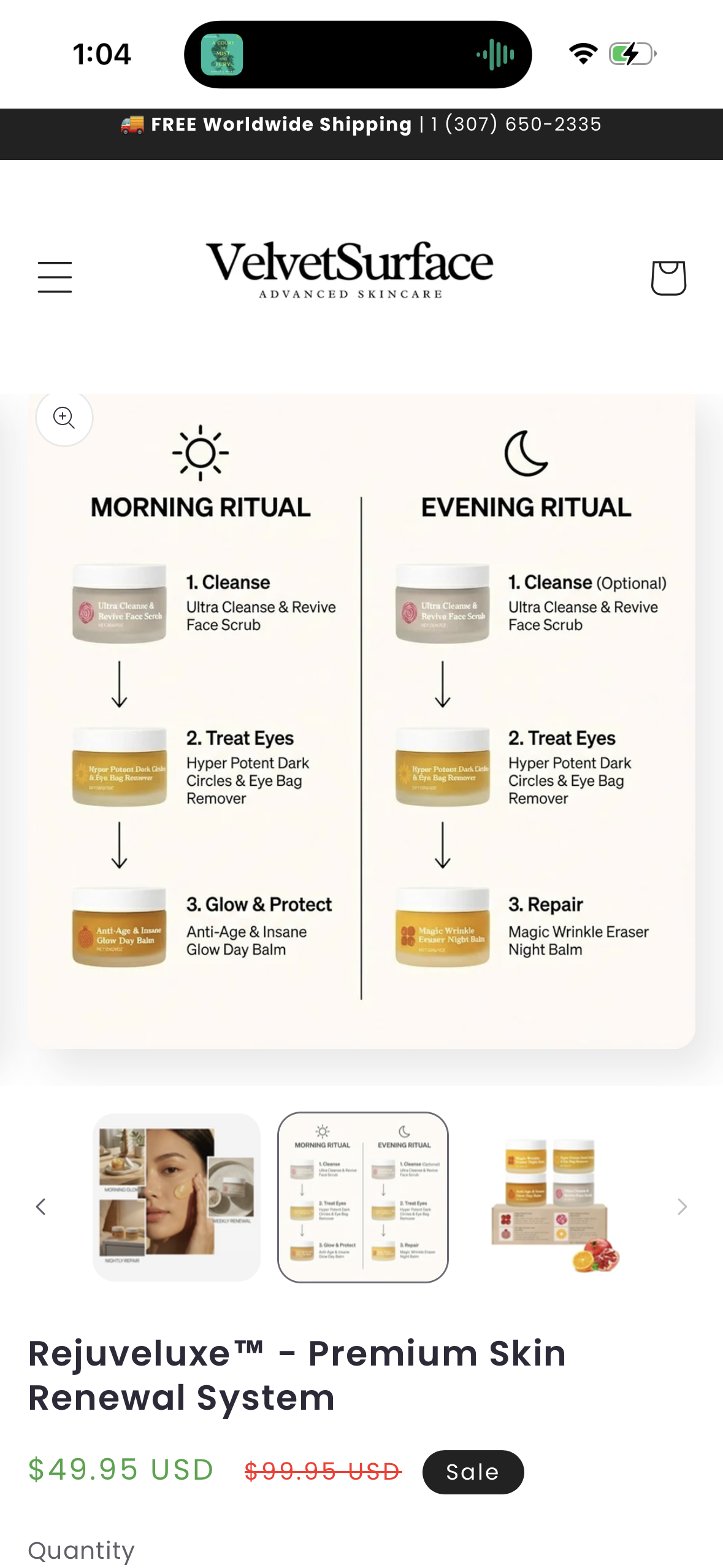 Rejuveluxe - Premium Skin Renewal System - Velvet Surface