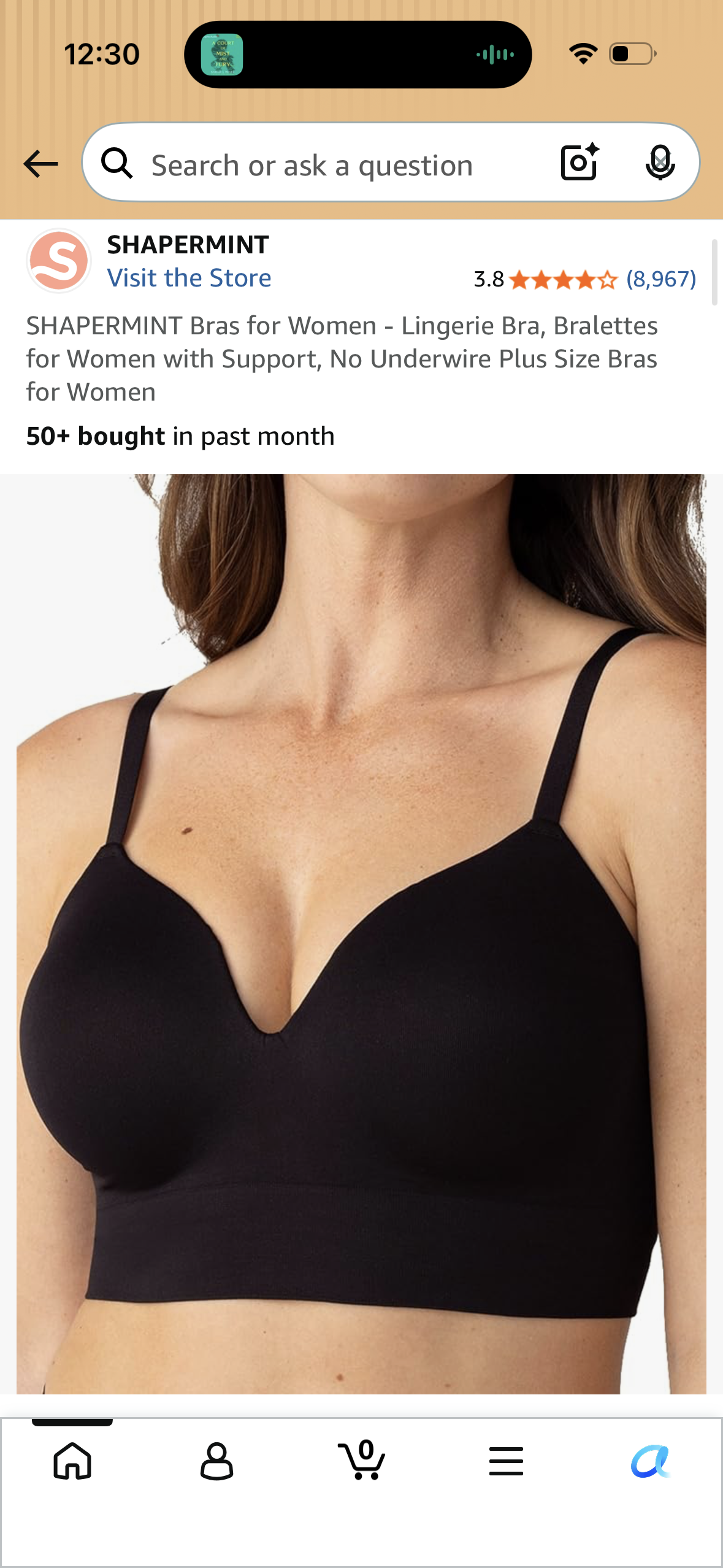 SHAPERMINT Bras for Women - Lingerie Bra, Bralettes for Women with Support, No Underwire Plus Size Bras for Women (Size Large)