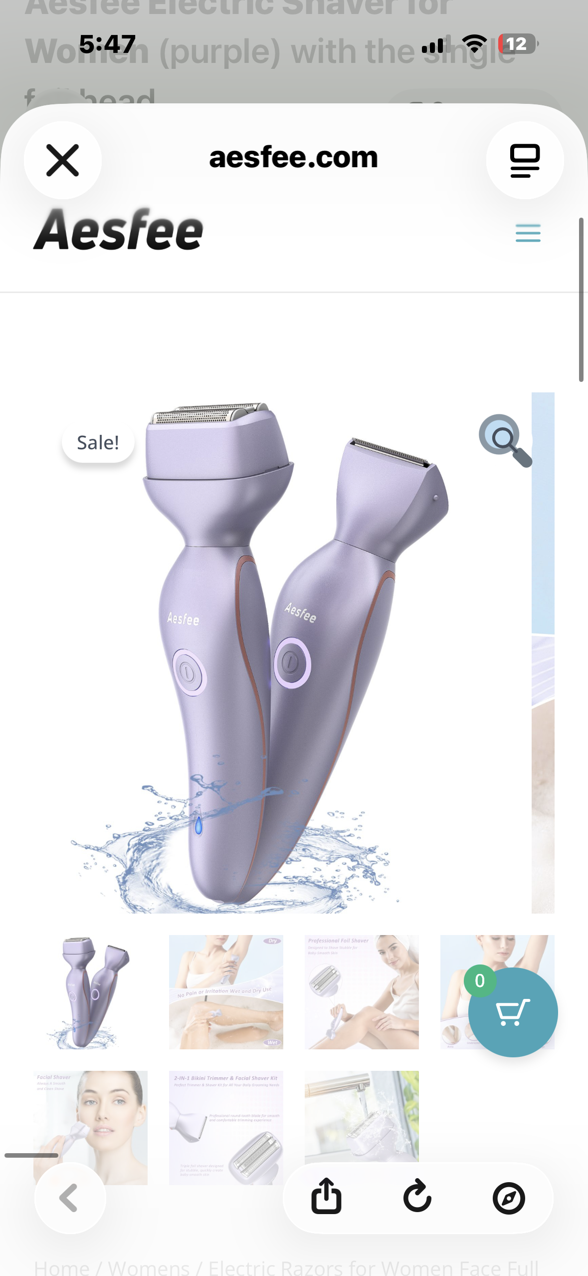 Electric Razors for Women Face Full Body, 2-in-1 Bikini Trimmer and Shavers for Womens Legs Arms Underarm Pubic Hair, Comfort Smooth Lady Body Trimmers IPX7 Waterproof Wet and Dry, USB-C Rechargeable