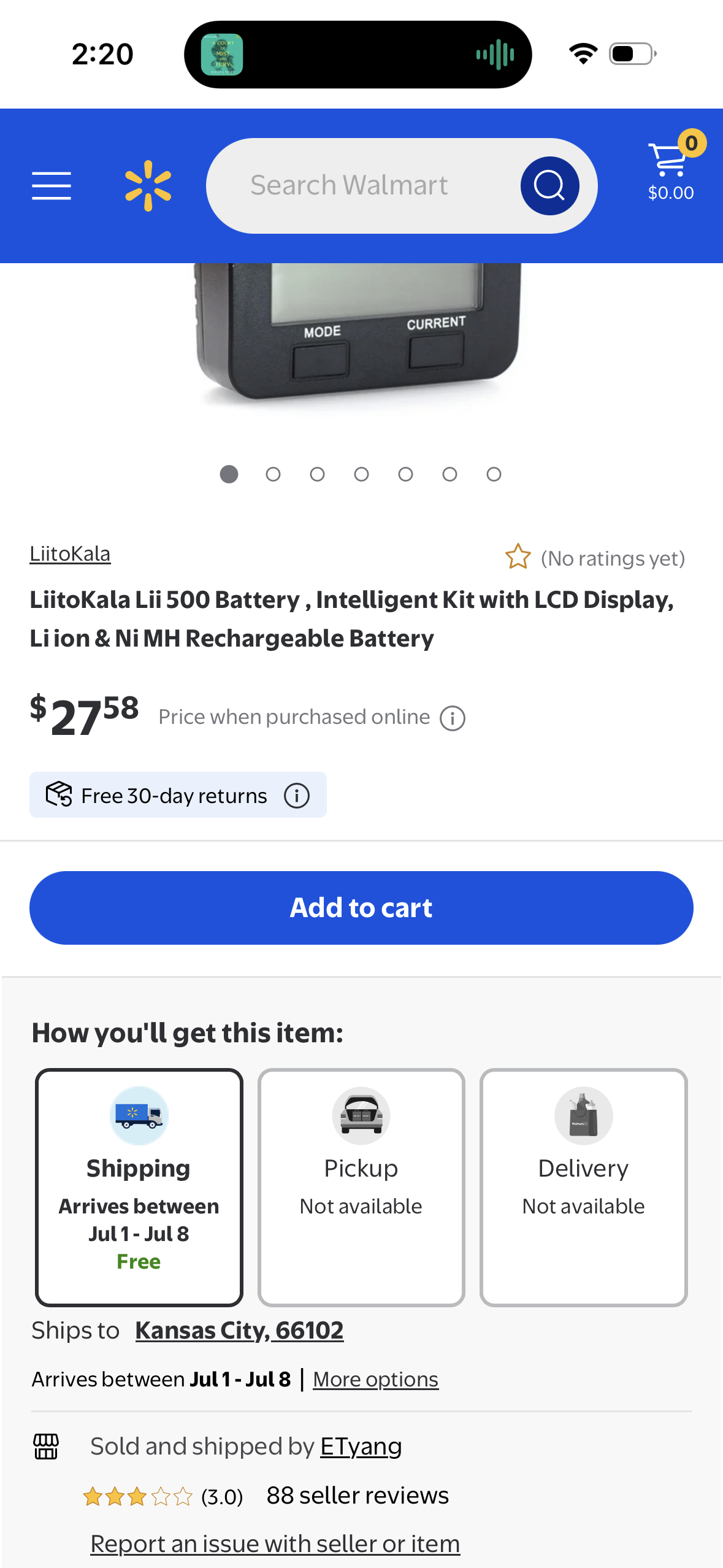 LiitoKala Lii 500 Battery , Intelligent Kit with LCD Display, Li ion & Ni MH Rechargeable Battery