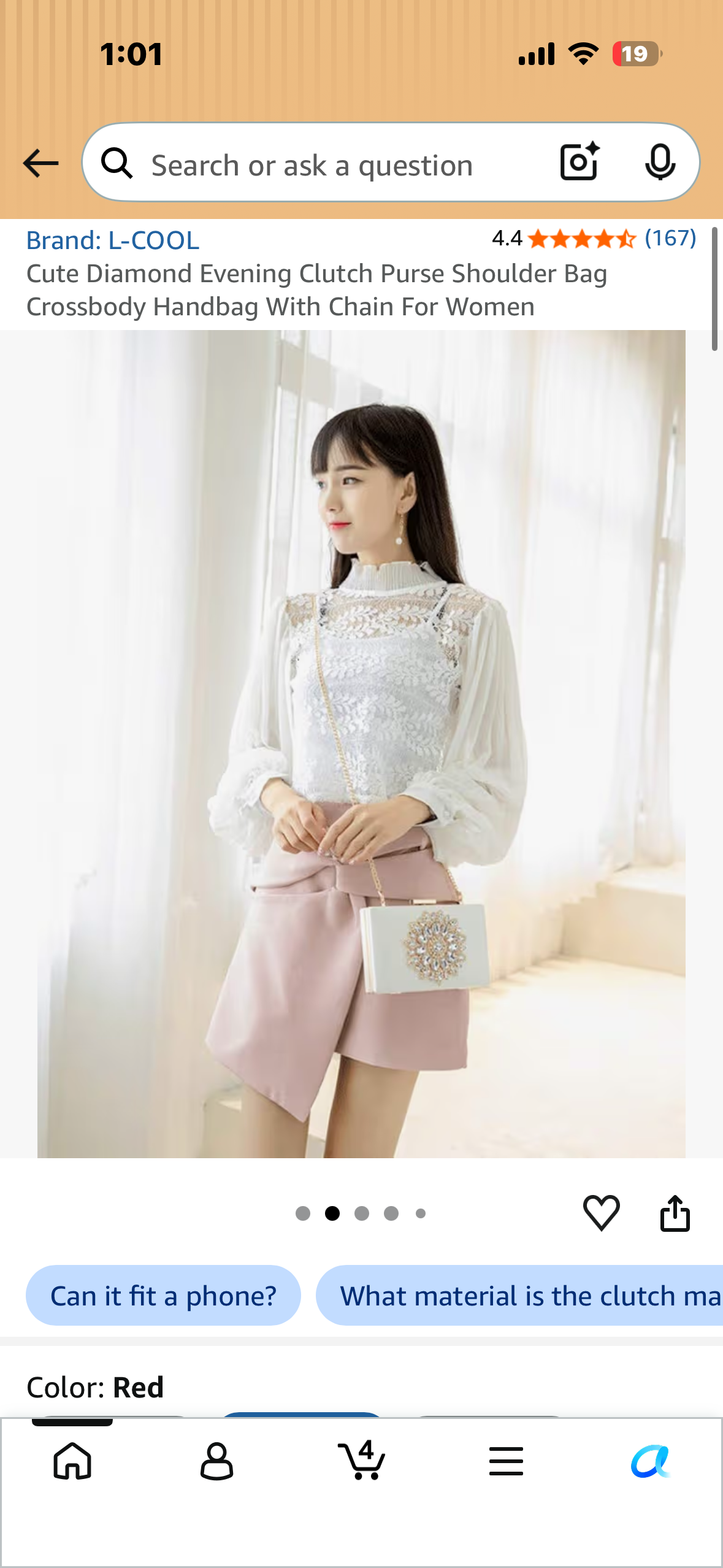 Cute Diamond Evening Clutch Purse Shoulder Bag Crossbody Handbag With Chain For Women