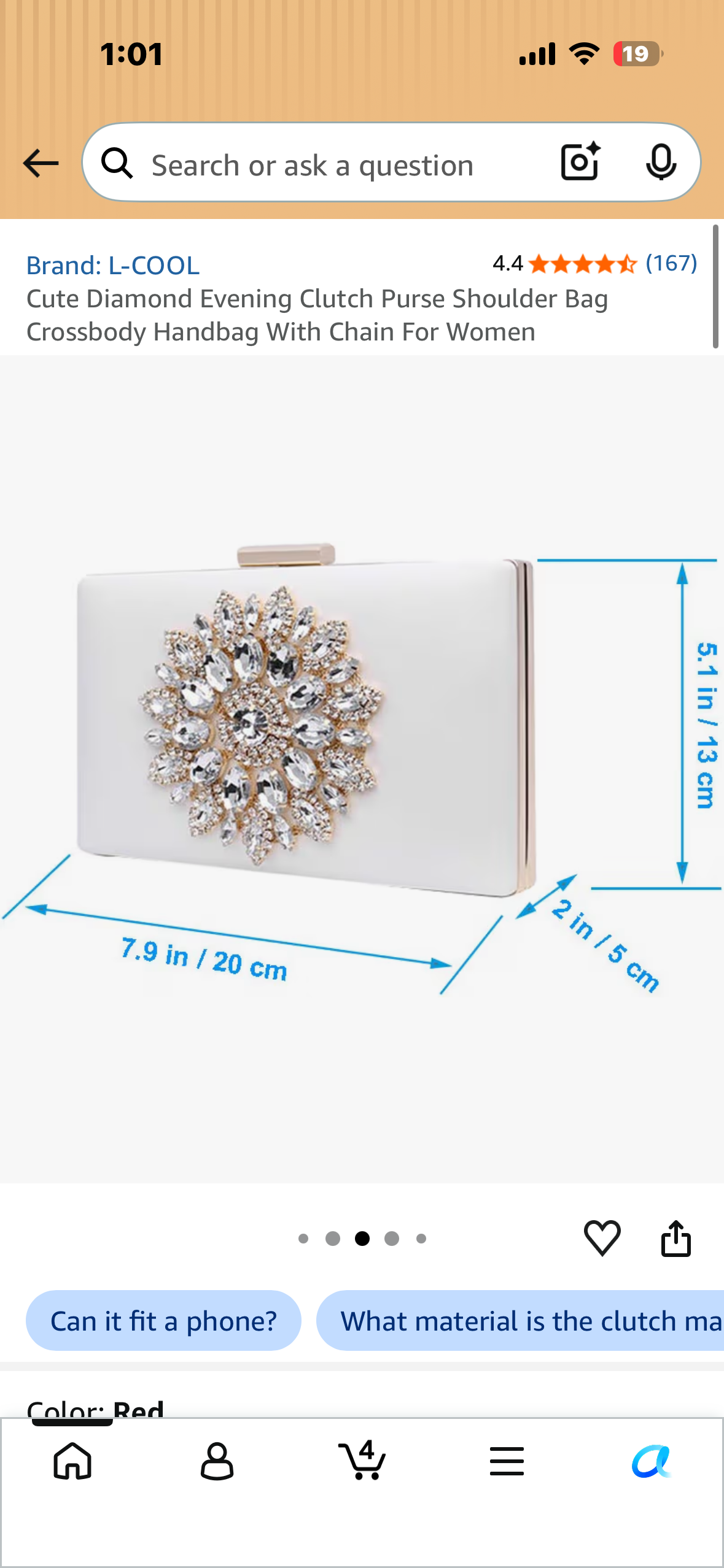 Cute Diamond Evening Clutch Purse Shoulder Bag Crossbody Handbag With Chain For Women