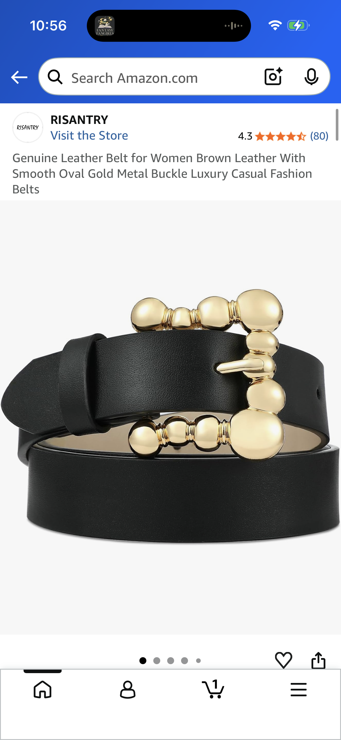 Genuine Leather Belt for Women Brown Leather With Smooth Oval Gold Metal Buckle Luxury Casual Fashion Belts