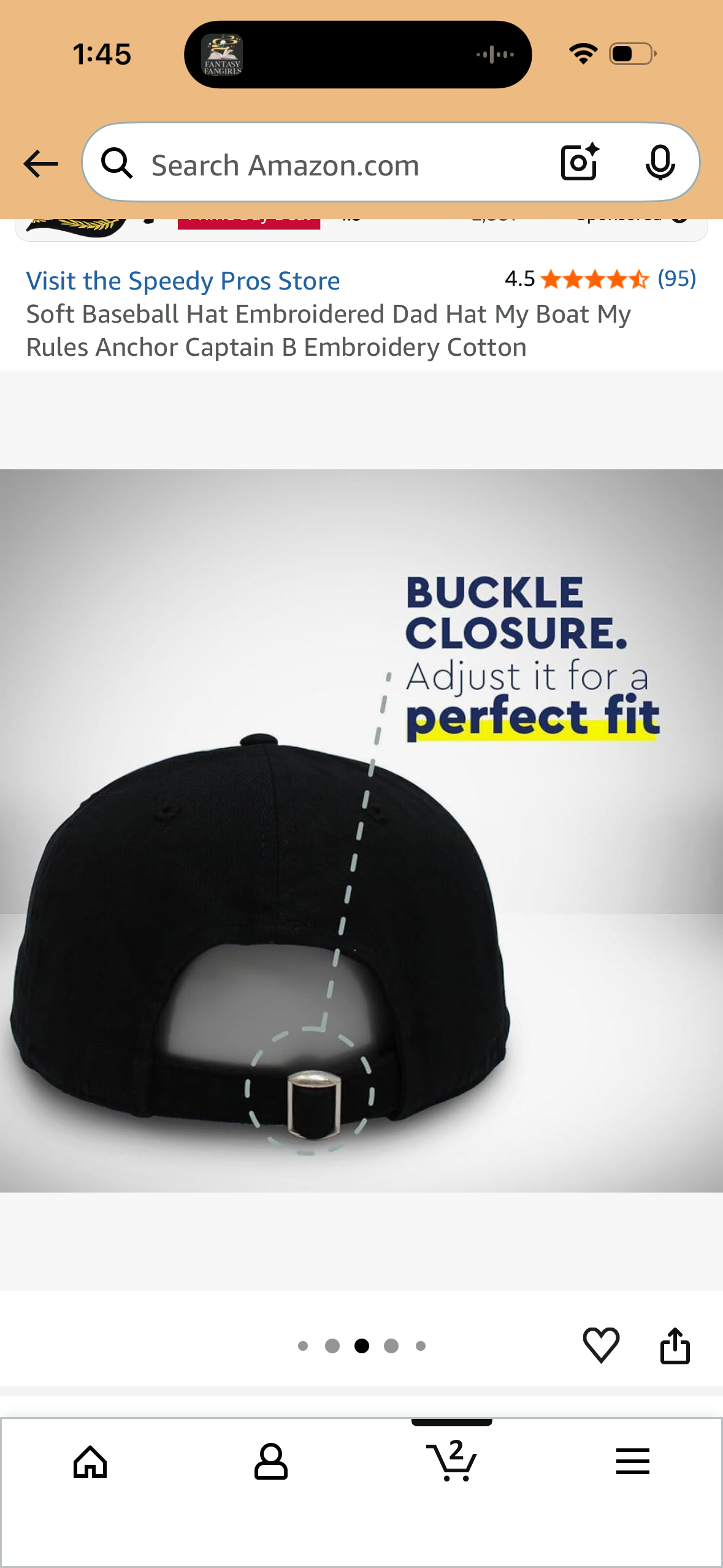 Soft Baseball Hat Embroidered Dad Hat My Boat My Rules Anchor Captain B Embroidery Cotton, Red