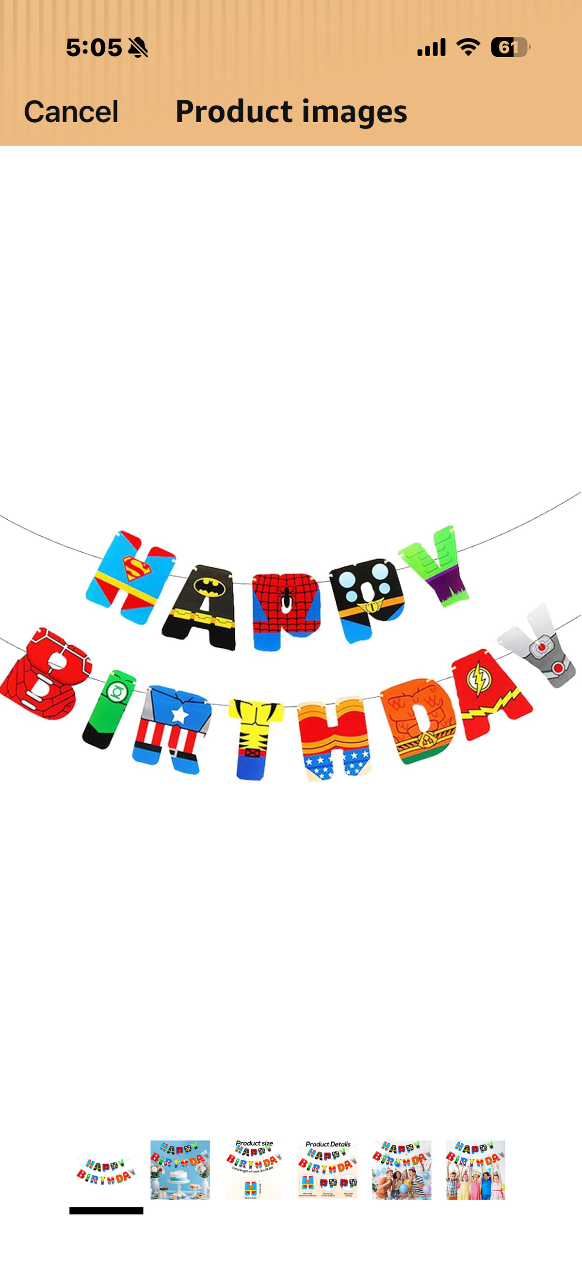 Superheroes Birthday Decorations and Photo Booth includes banner, balloons, and Photo Booth