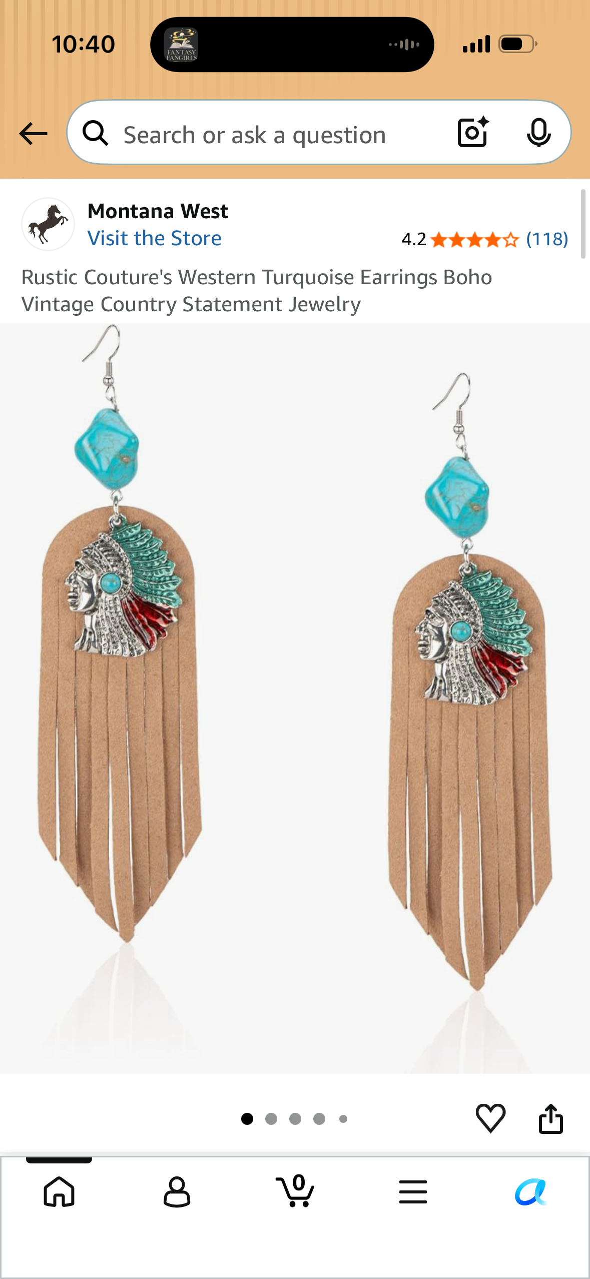 Rustic Couture's Western Turquoise Earrings Boho Vintage Country Statement Jewelry