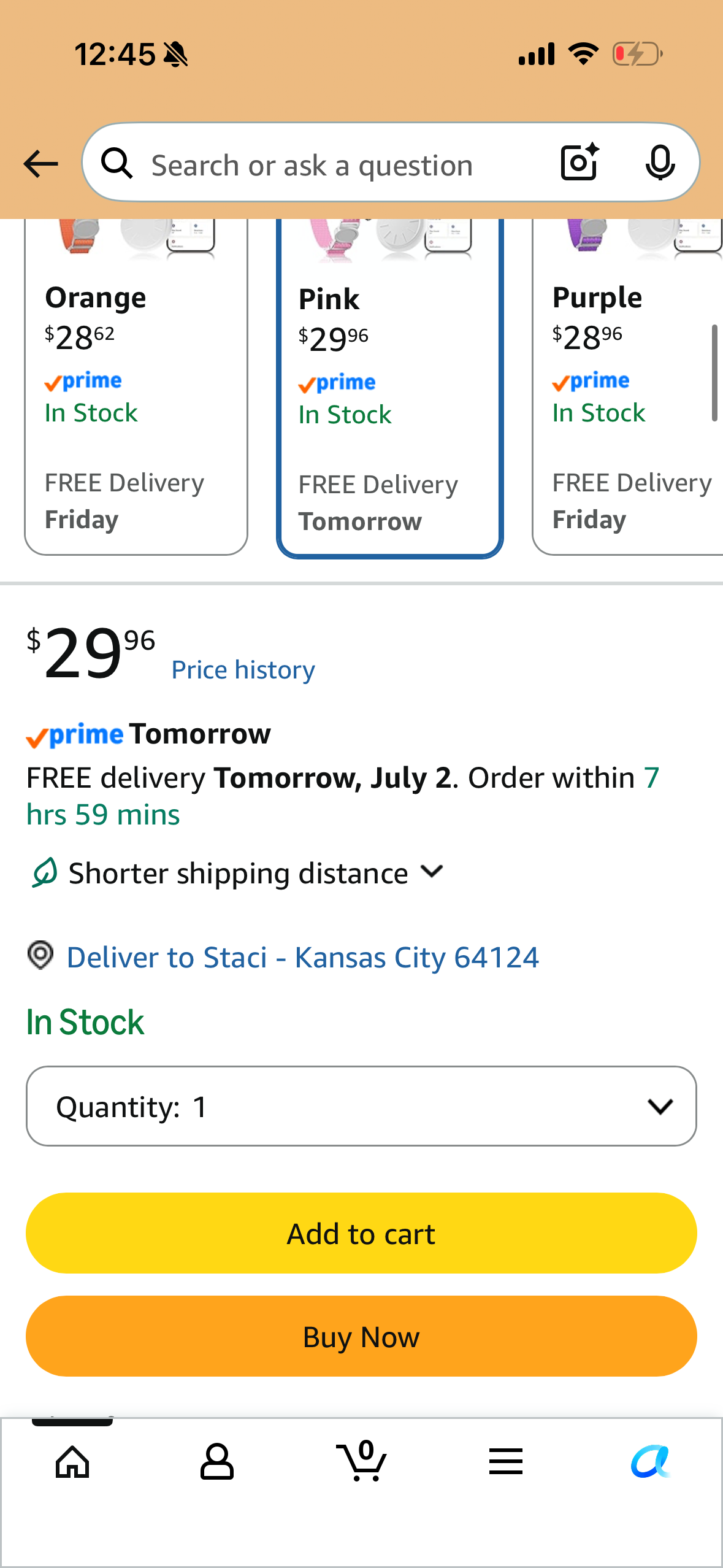 GPS Tracker for Cats, Cat Tracker with Real-Time Location, Pet Tracker with Cat Collar, Compatible with Apple Find My App (Only iOS), No Monthly Fee, Waterproof (Pink)