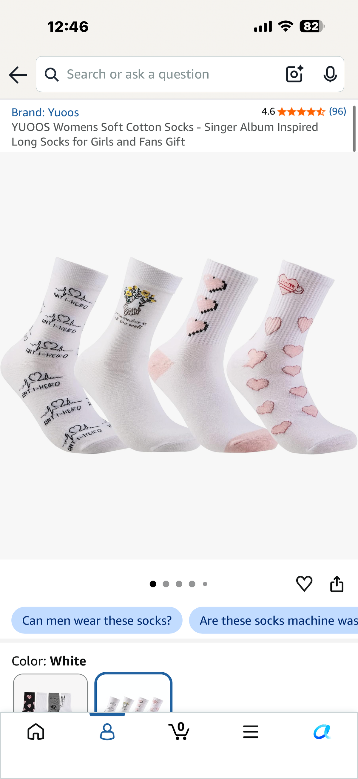 Taylor Swift Album Socks