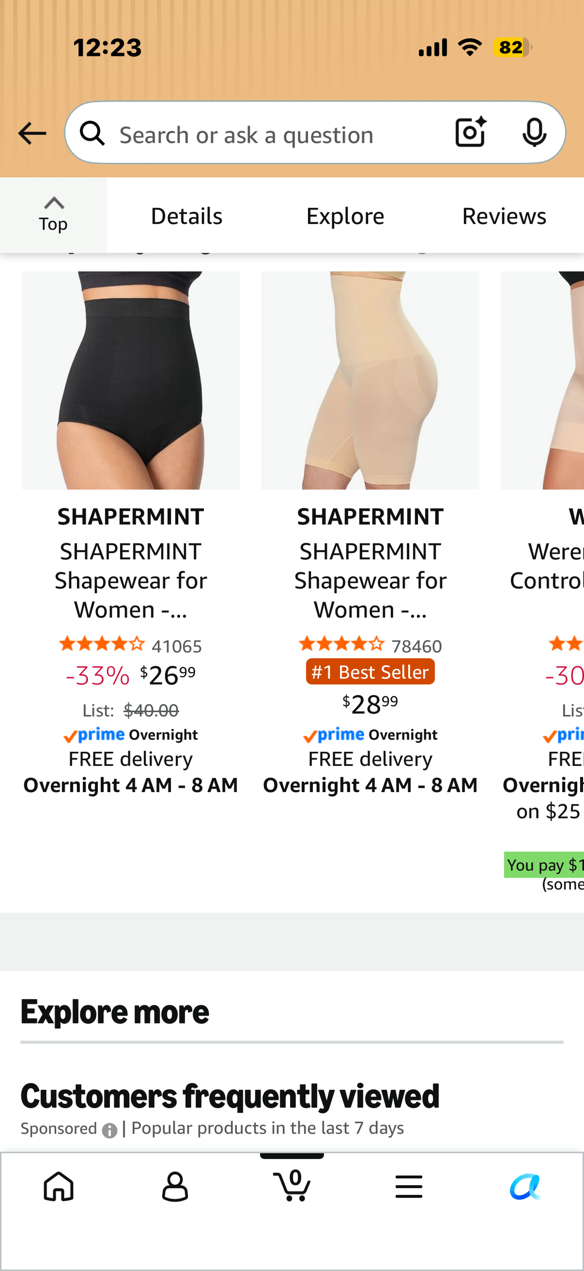 ATTLADY womens Seamless (Size Small)