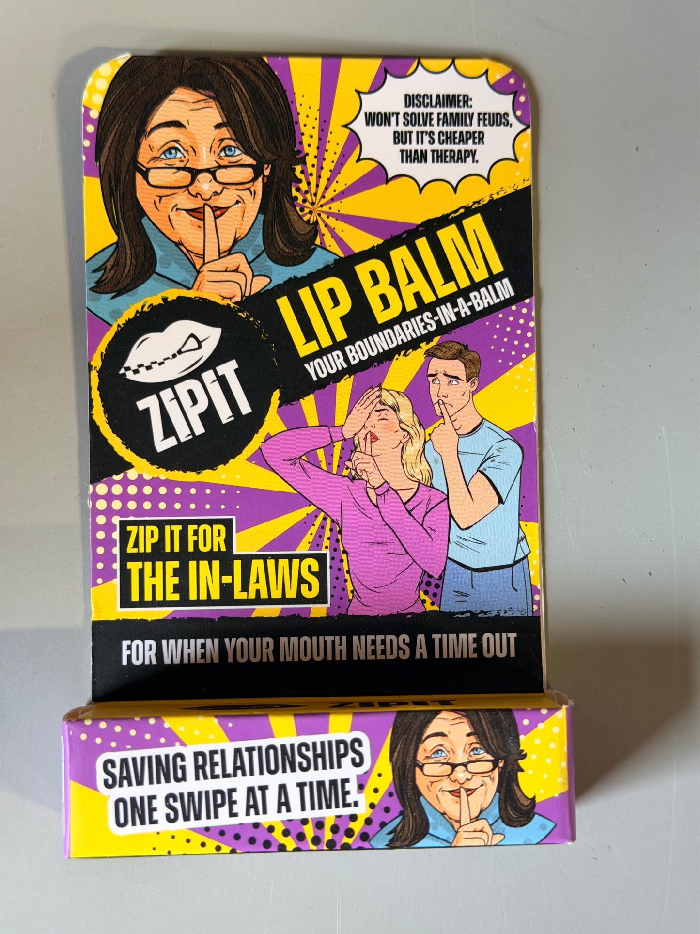 Zip-It Lip Balm (In Laws Edition)