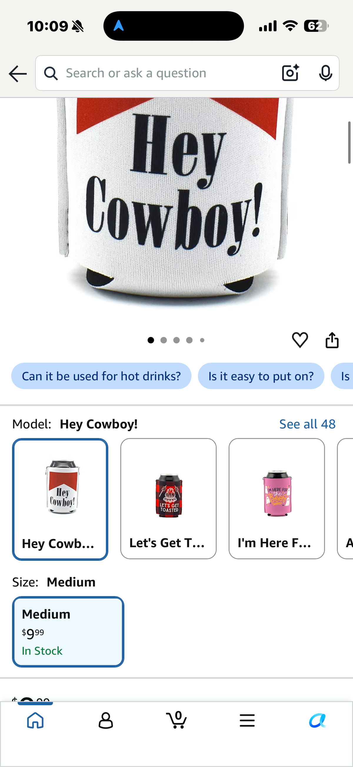 Hey Cowboy Can Koozie