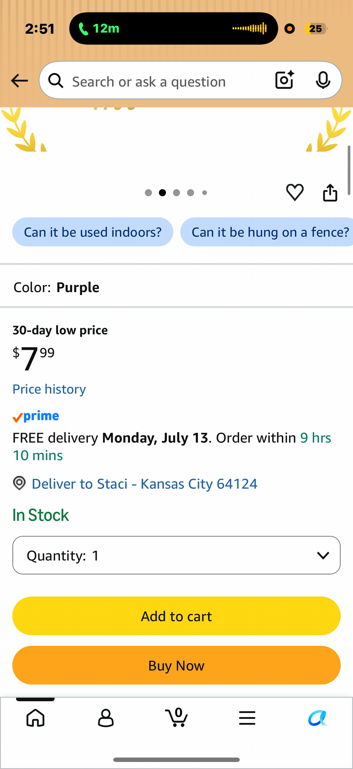 Graduation Banner Extra Large Purple Congrats Grad Banner | Graduation Backdrop Banner for Indoor/Outdoor Graduation Party Decorations  (Purple, Rectangular, 71 in x 40 in