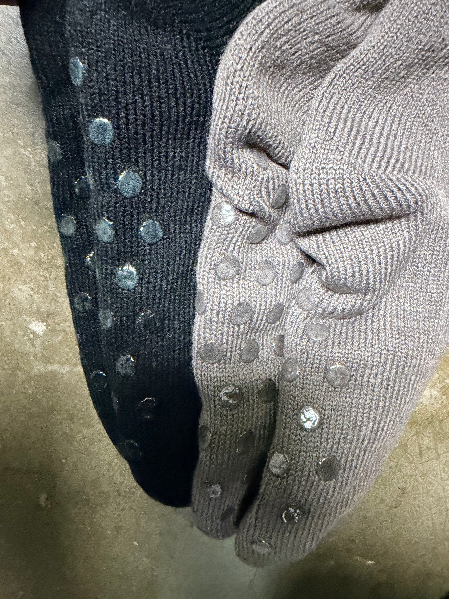Sock Slippers for Women - 2 Pack Non Slip Socks - Fuzzy Socks Warm Socks with Grippers Sherpa Fleece Lined Thermal