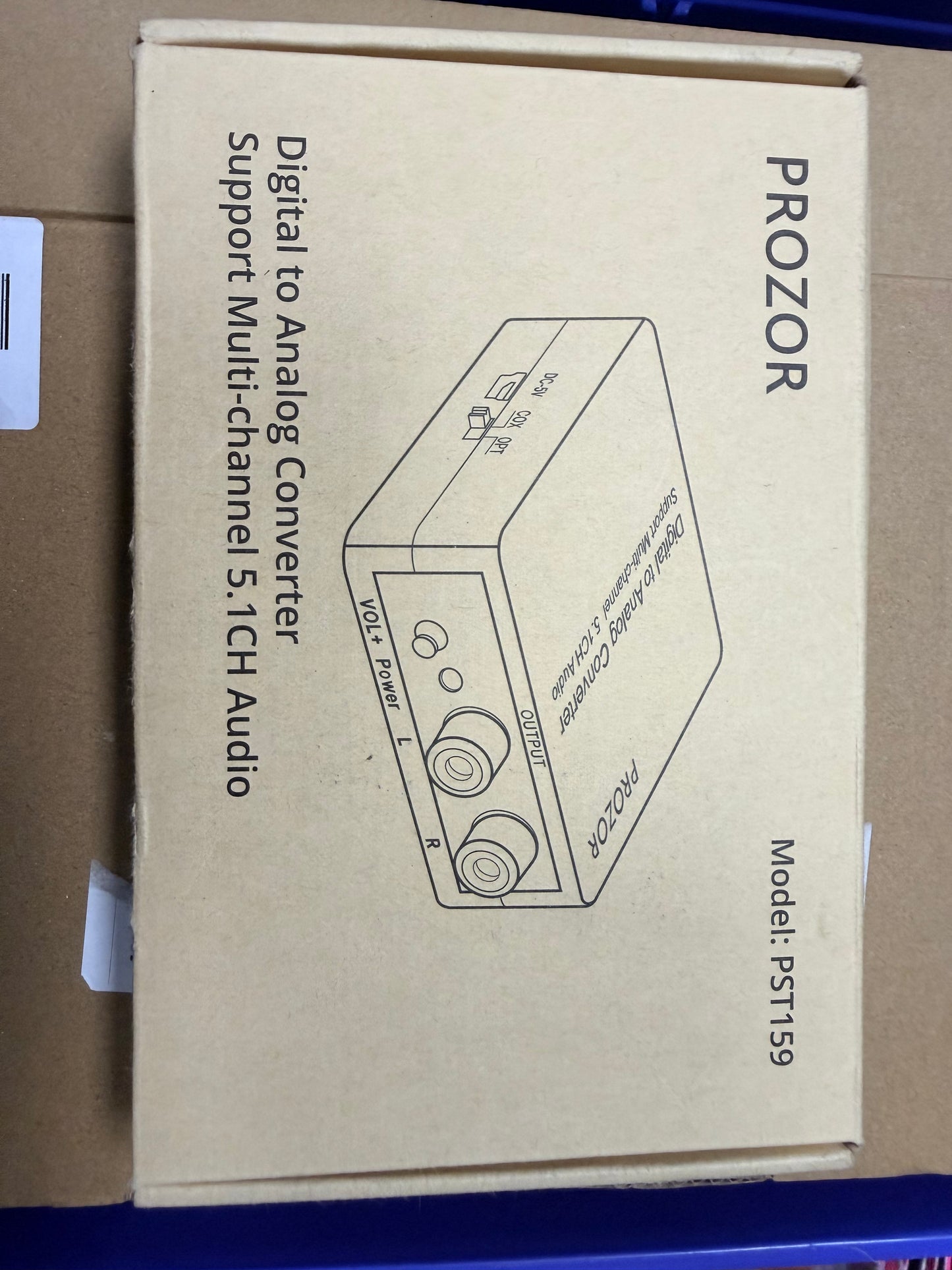 PROZOR 192Khz DAC Converter Support 5.1CH DTS Dolly AC3 Volume Adjustable