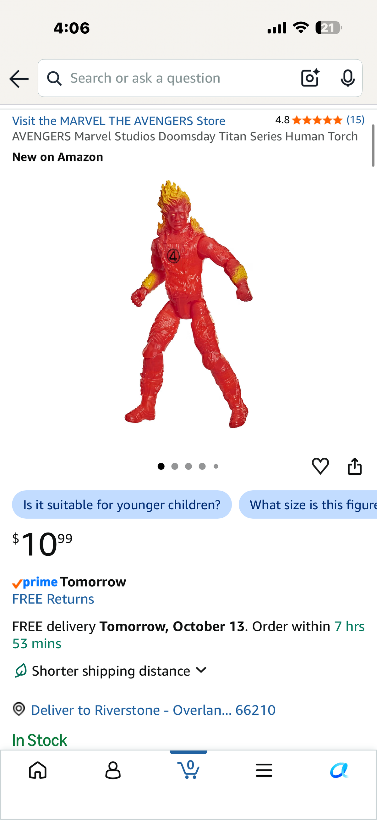 AVENGERS Marvel Studios Doomsday Titan Series Human Torch