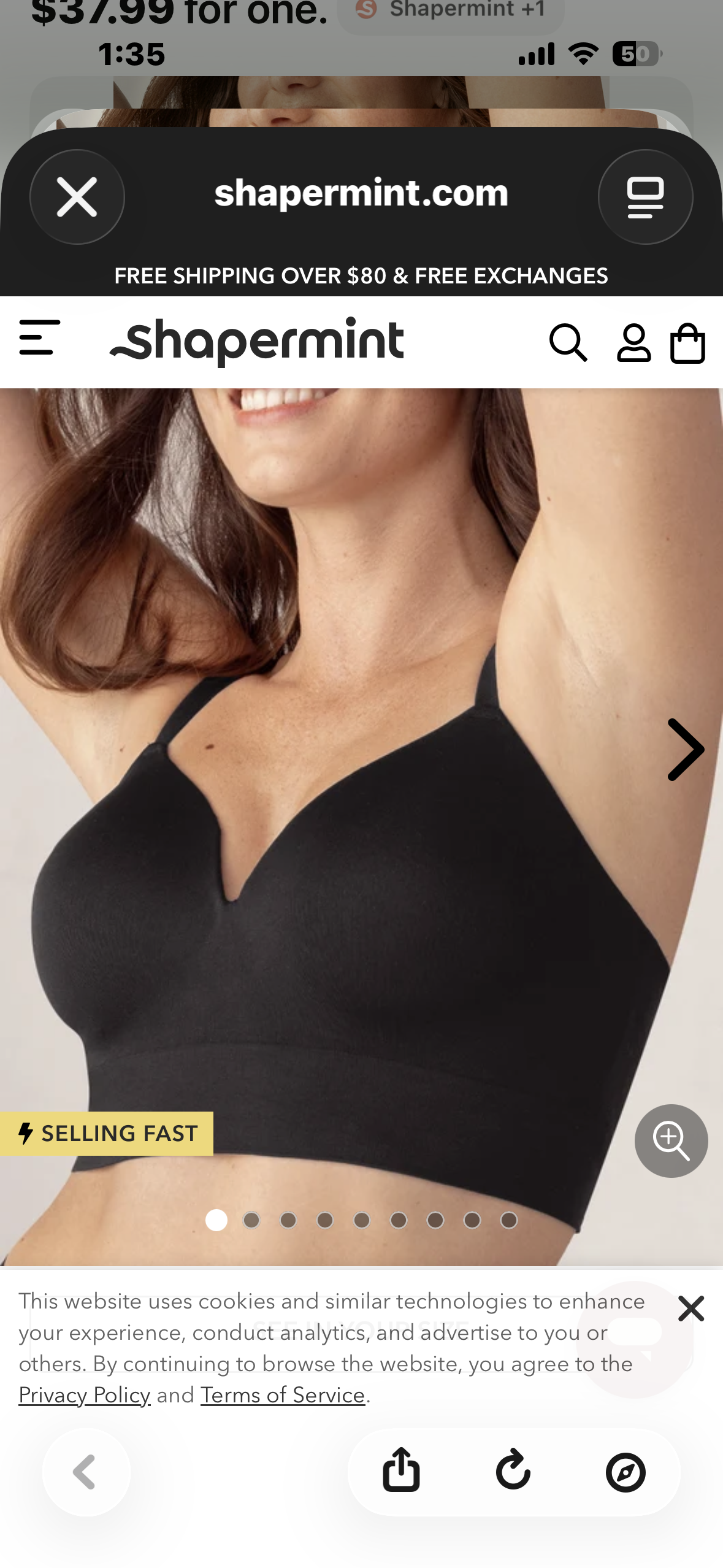 Truekind Supportive Comfort Wireless Shaping Bra by Shapermint, Style 10210 (Size 4X)