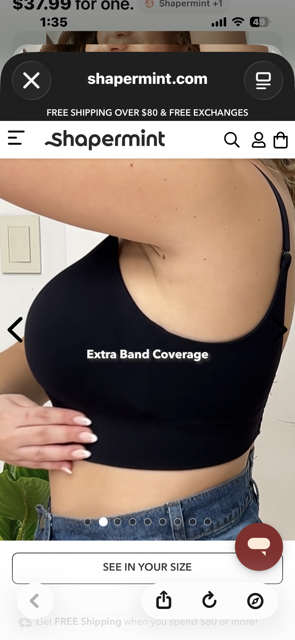 Truekind Supportive Comfort Wireless Shaping Bra by Shapermint, Style 10210 (Size 4X)