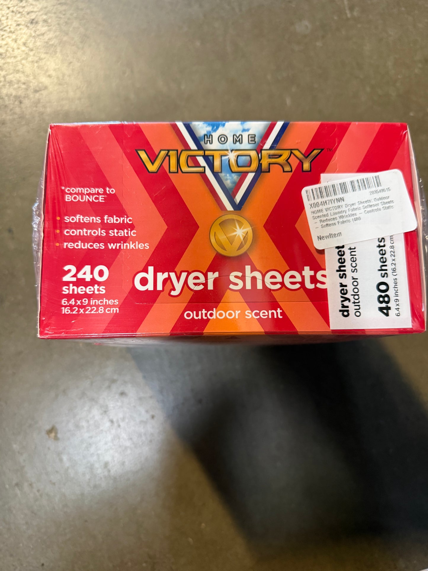 Dryer Sheets, Fresh Clean Scent, Twin Pack, 480 Sheets Total, 4-in-1 Reduces Wrinkles, Fights Static, Softens, Freshens