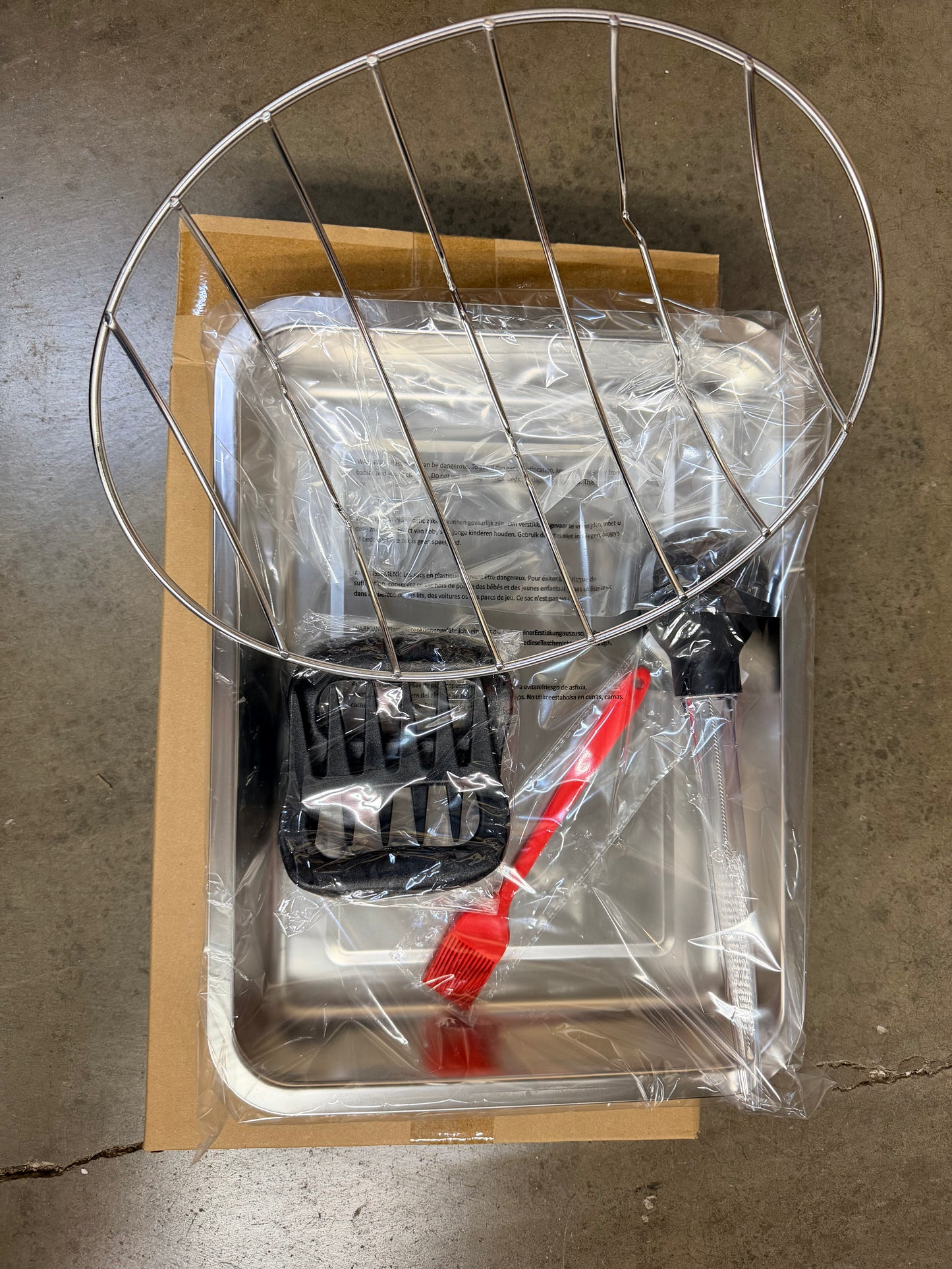 Stainless Steel Turkey Roaster With Tools