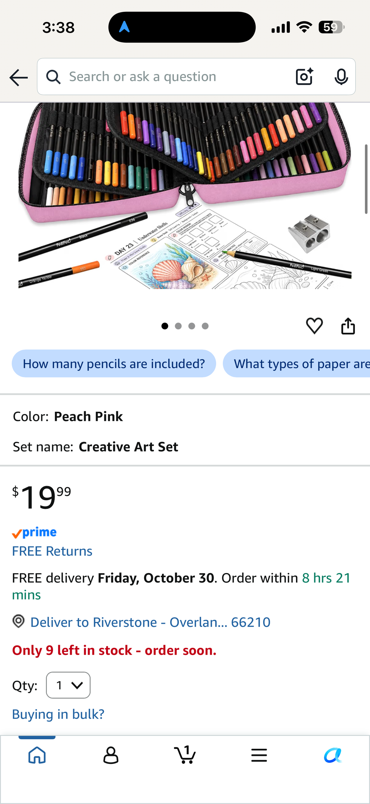 Colored Pencils Set, Guided 30-Day Coloring Challenge, Track & Grow (Blue)
