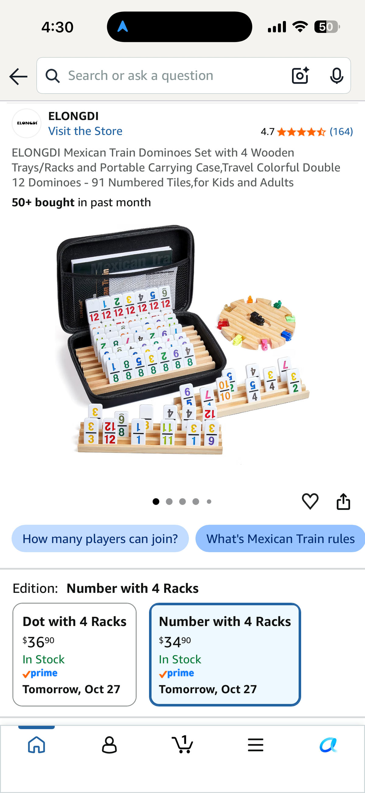Mexican Train Domino Set