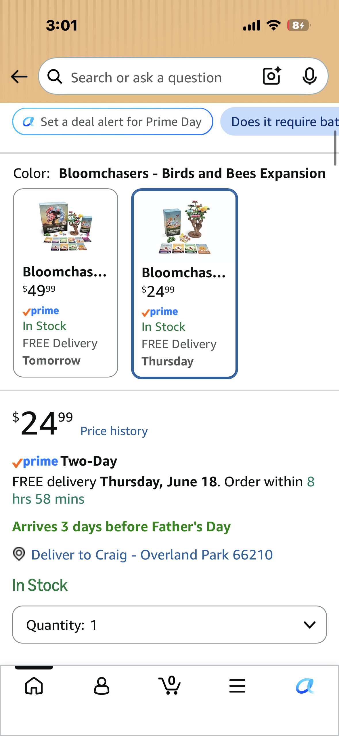 Birds and Bees Expansion Pack, 3D Flower Stacking Tree Building Board Game for Families and Adults, Light Strategy, Beautiful, Fun & Competitive, 1-6 Players, Age 12+