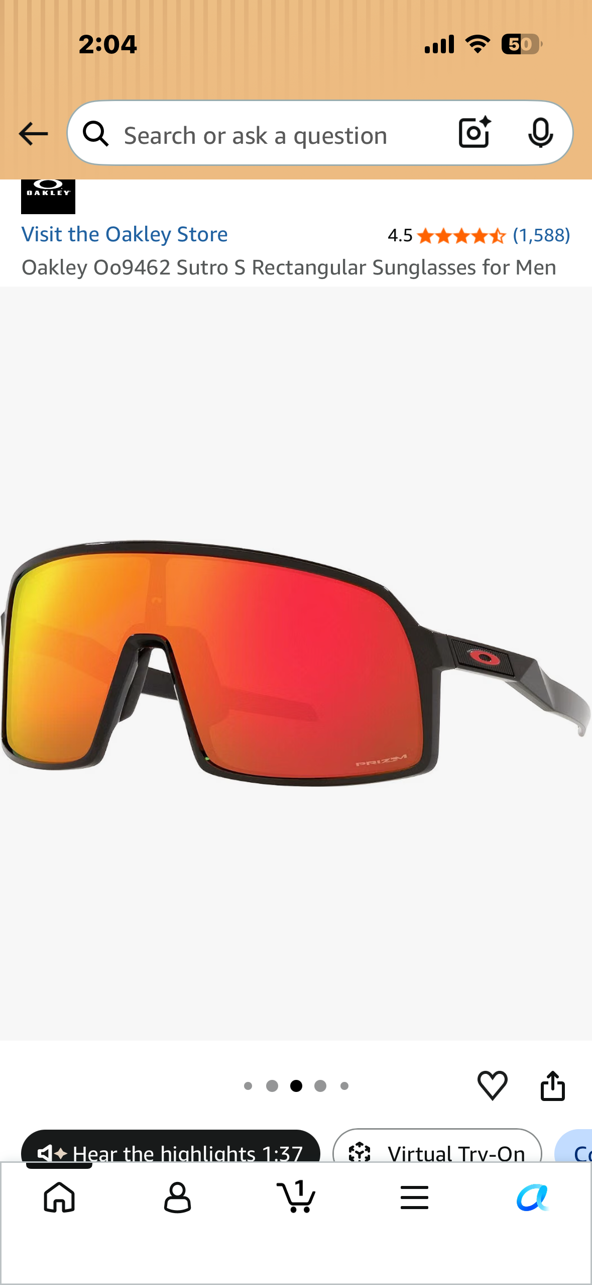 Oakley Oo9462 Sutro S Rectangular Sunglasses
