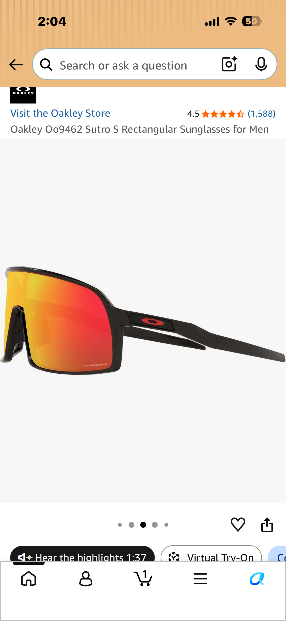 Oakley Oo9462 Sutro S Rectangular Sunglasses