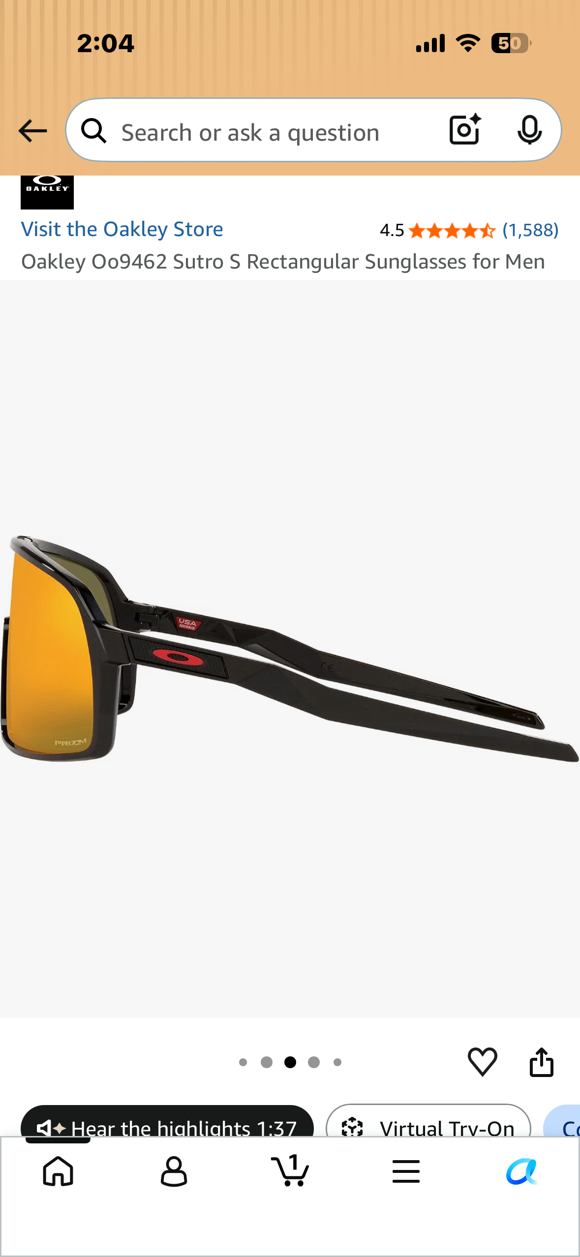 Oakley Oo9462 Sutro S Rectangular Sunglasses