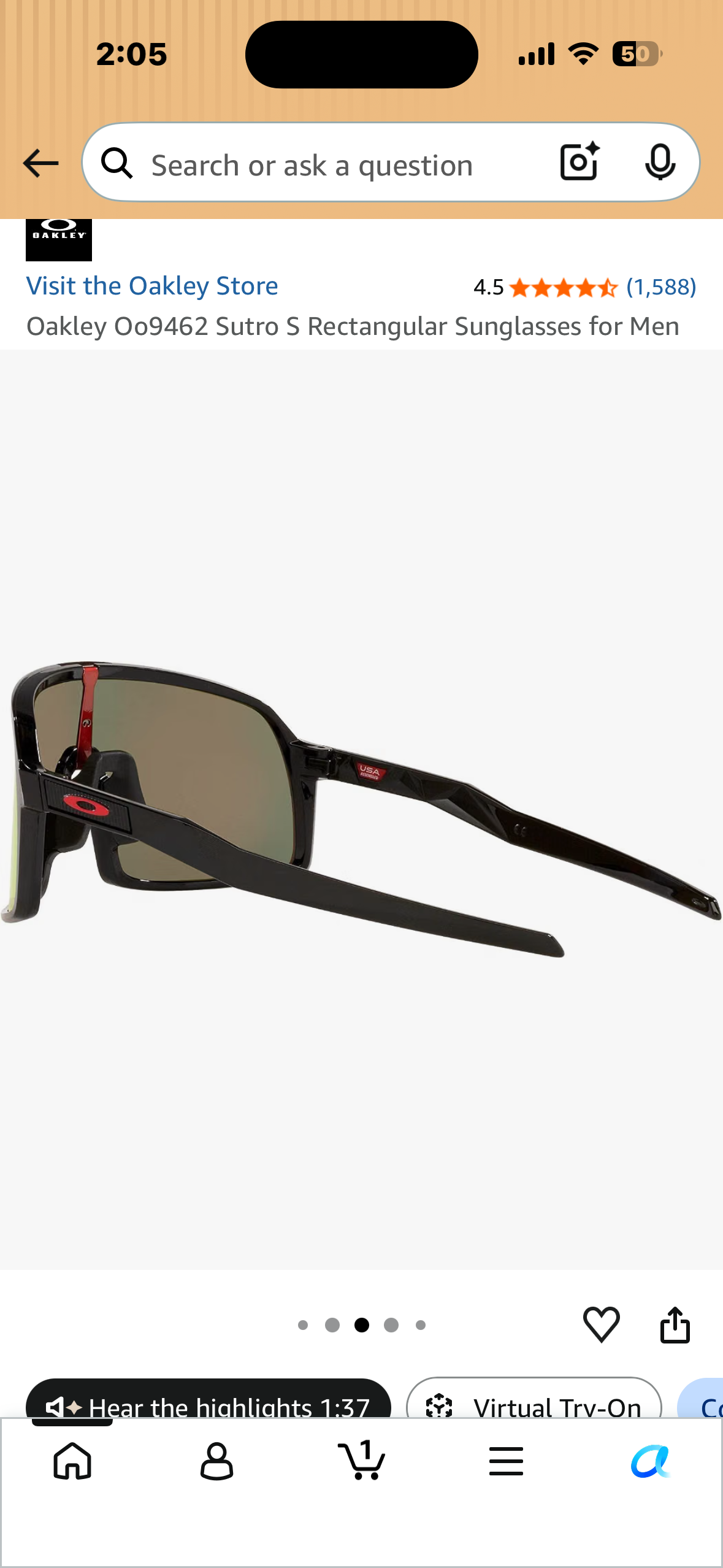 Oakley Oo9462 Sutro S Rectangular Sunglasses