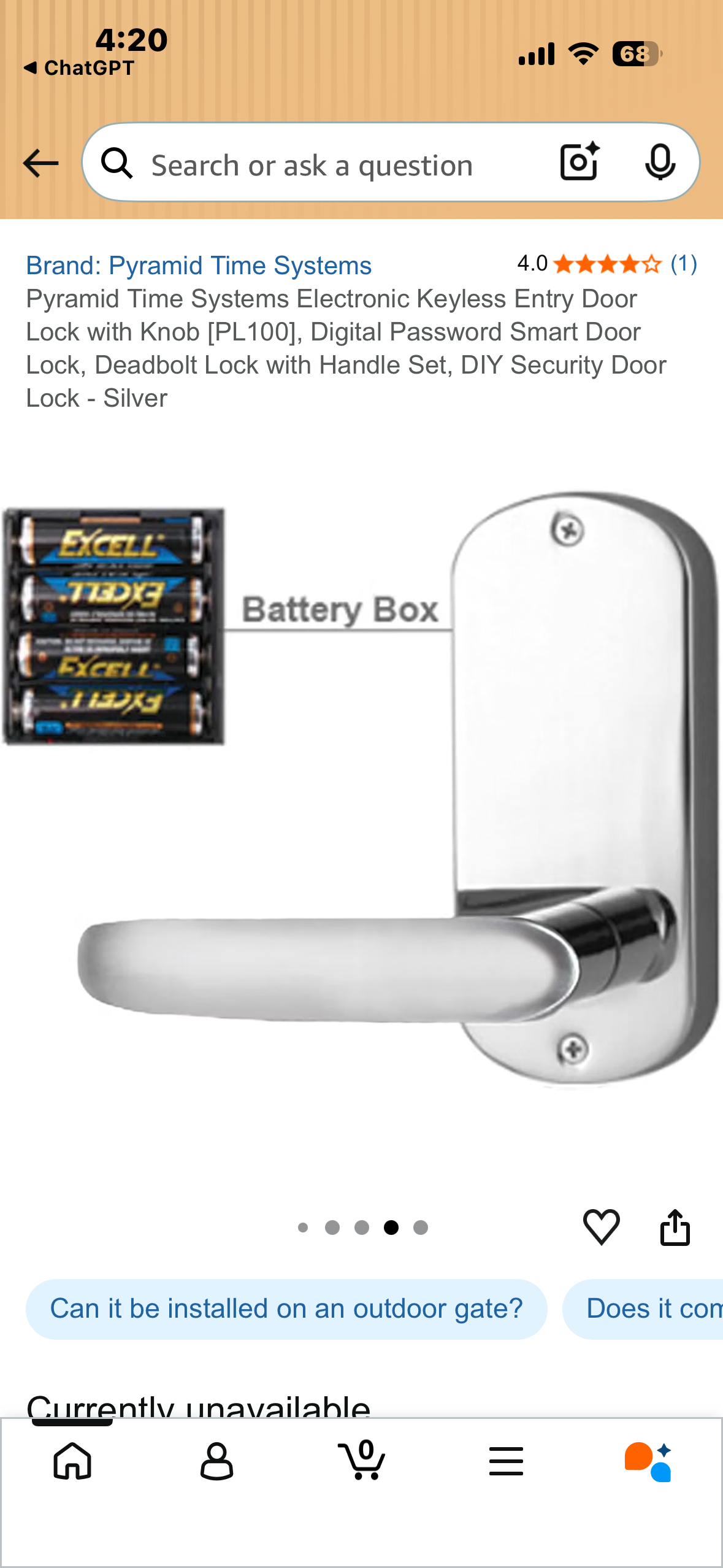 Pyramid PL100 Electronic Digital Door Lock Keypad RFID Proximity Commercial