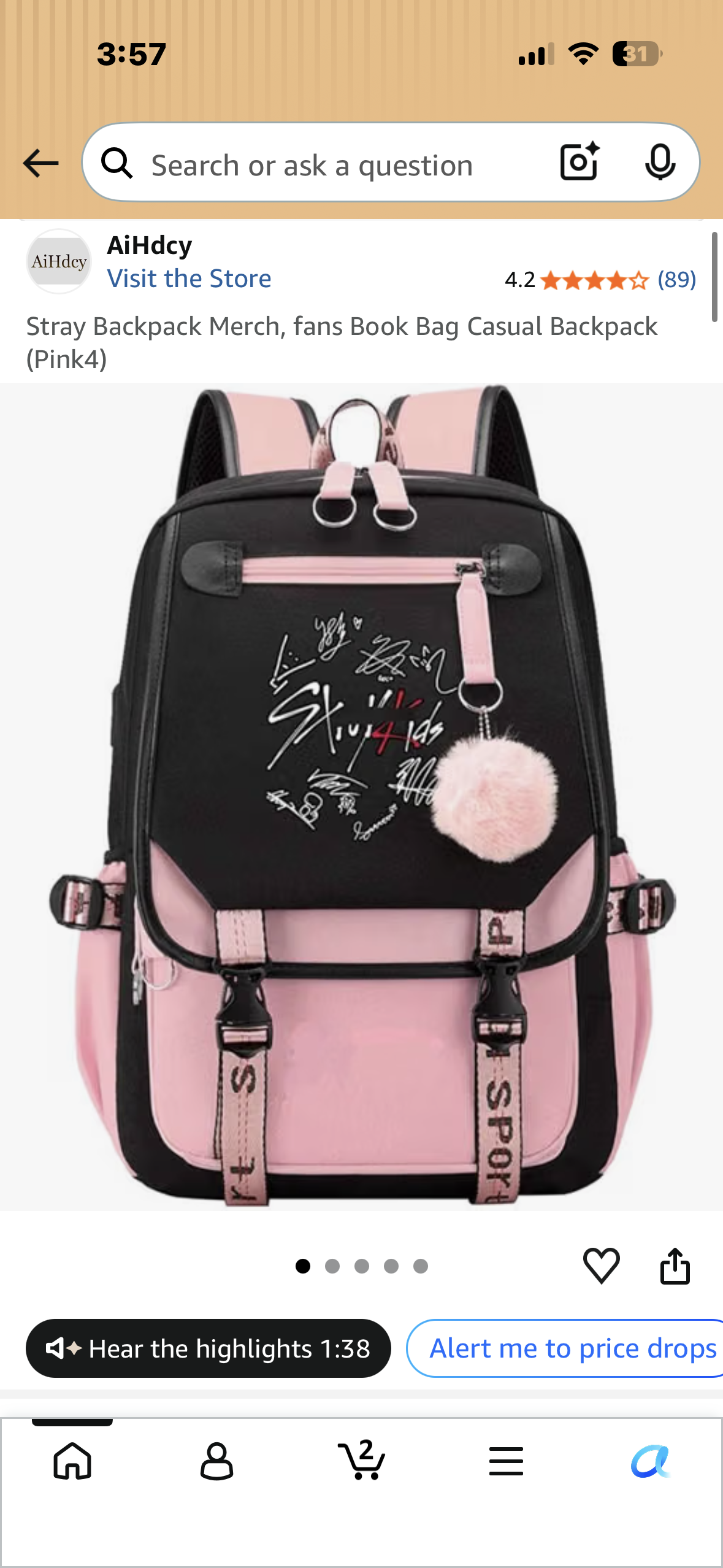 Stray Kids Backpack Fan Merch, Book Bag, Casual Backpack