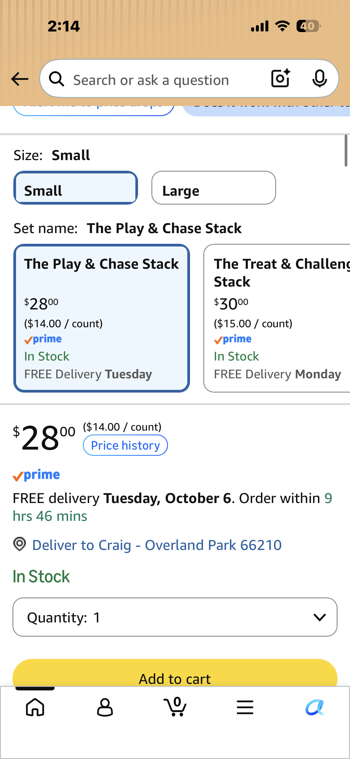 PlayStack Interactive Dog Enrichment Toy