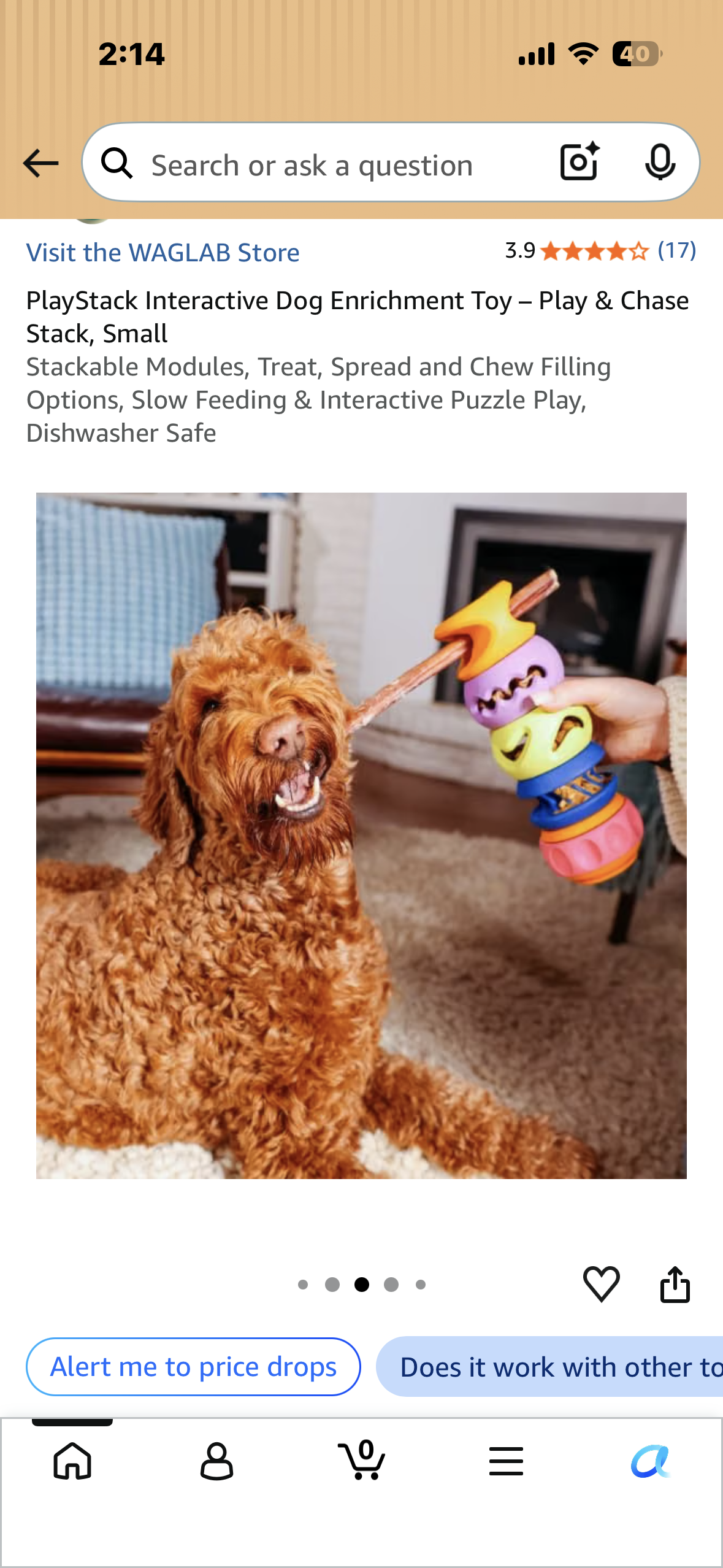 PlayStack Interactive Dog Enrichment Toy