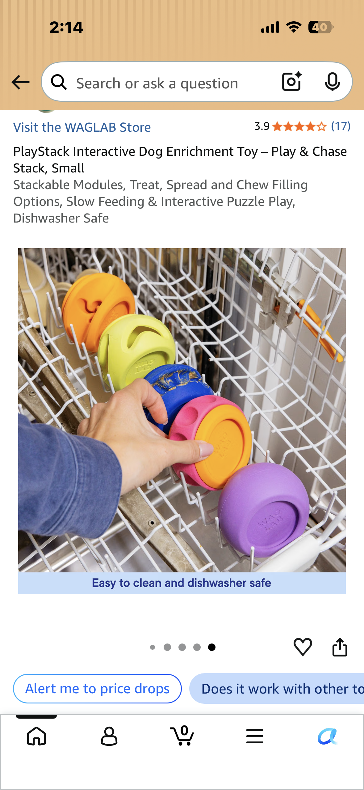 PlayStack Interactive Dog Enrichment Toy