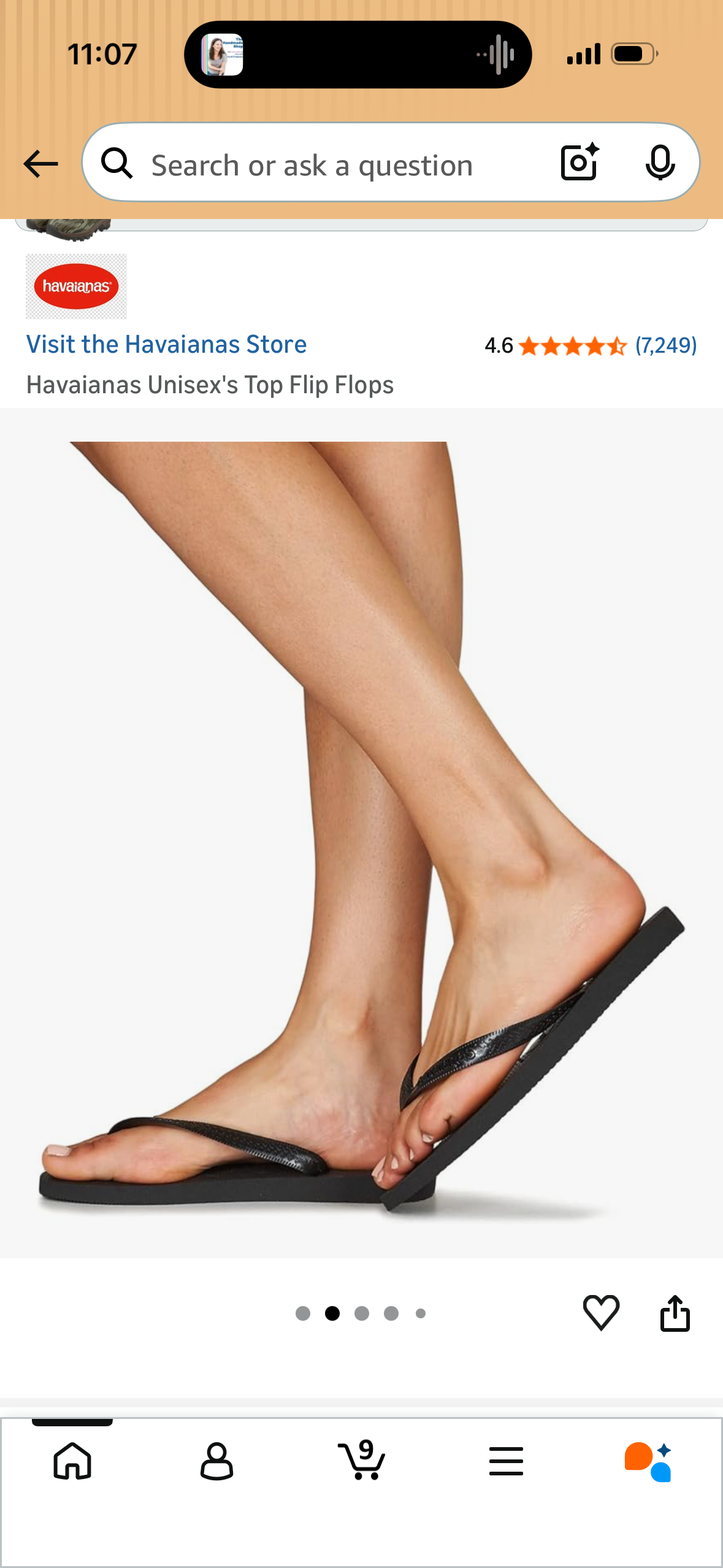 Havaianas Unisex's Top Flip Flops (Size US 11-12 Women’s/US 9-10 Men’s)