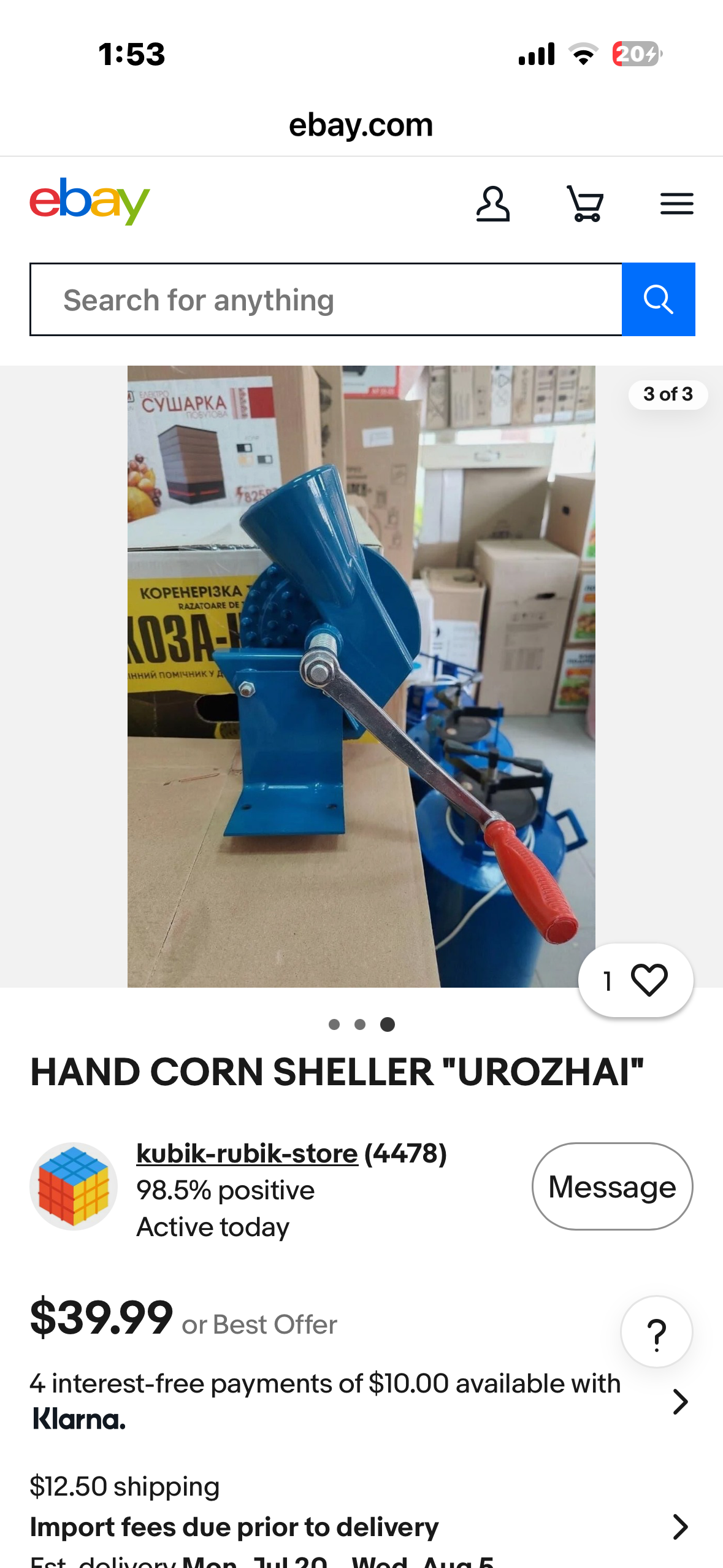 Hand Crank Corn Sheller, Huller, Shucker, Husker  Thresher 😳